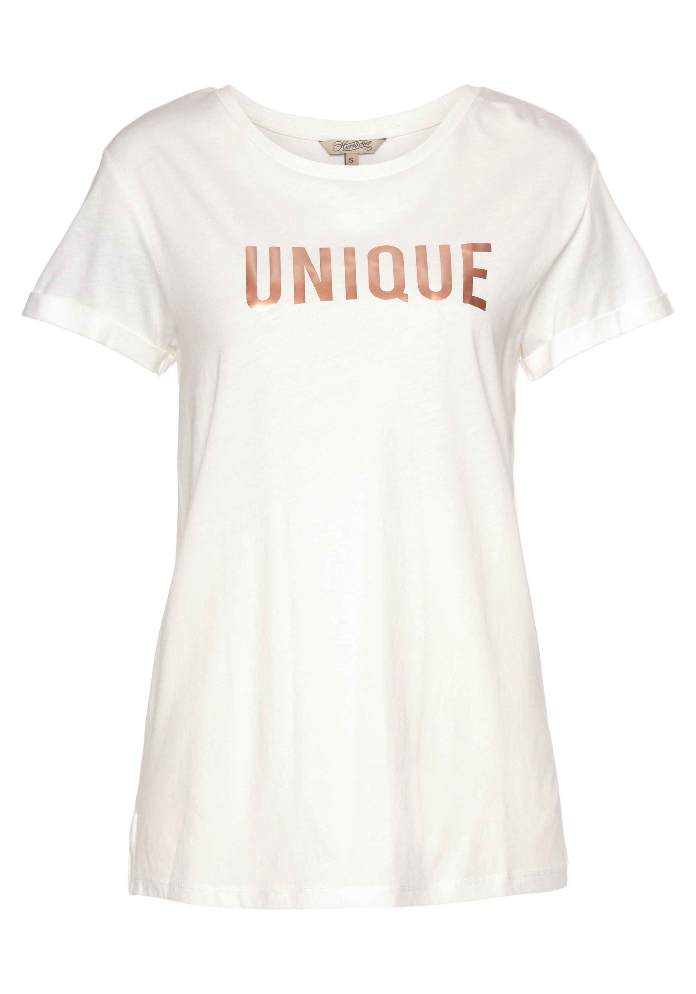 Herrlicher T-Shirt »KENDALL« mit Statementprint