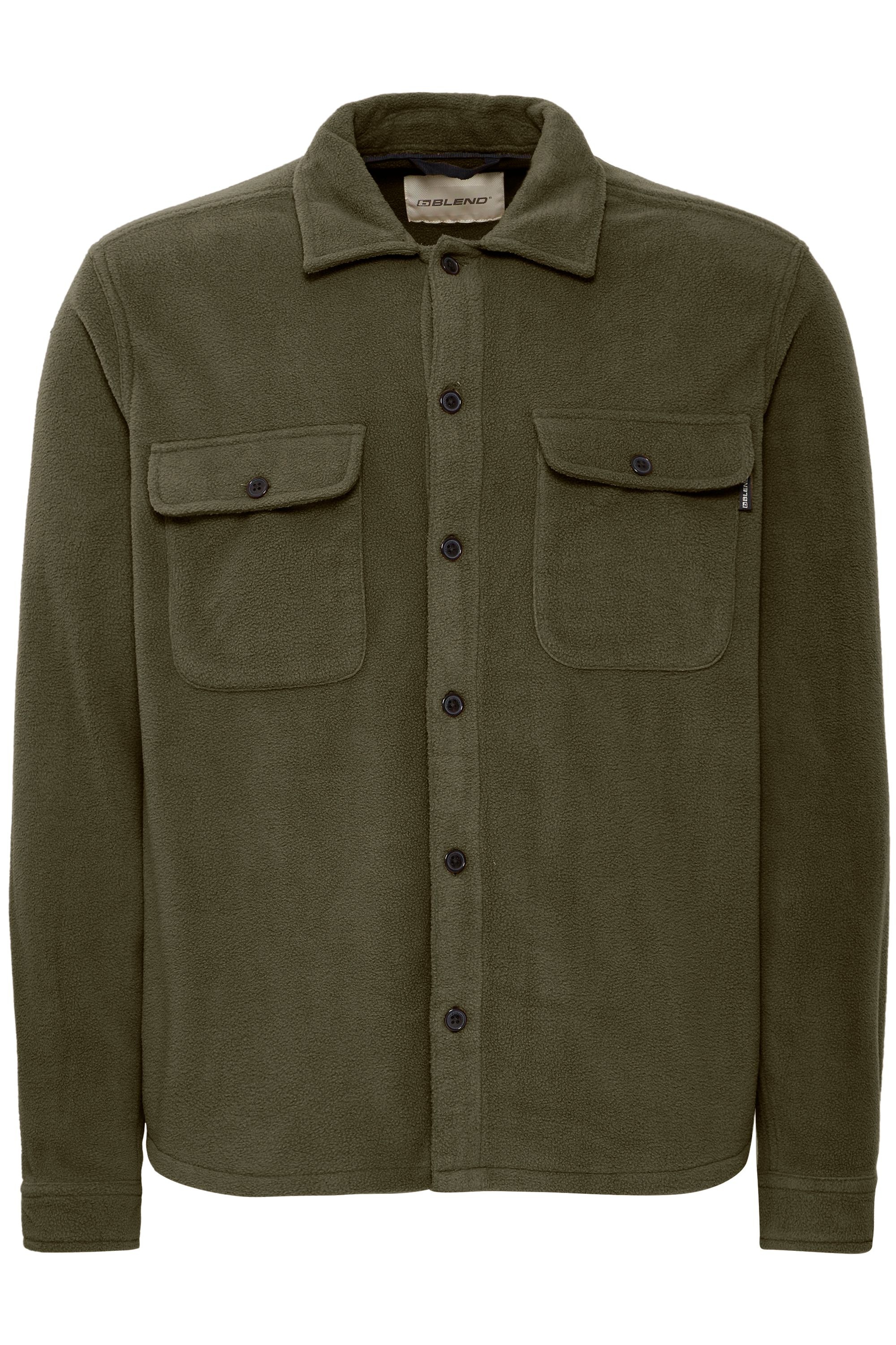 Blend Hemdjacke "BHShirt" ohne Kapuze Moderne Hemdjacke mit Taschen günstig online kaufen