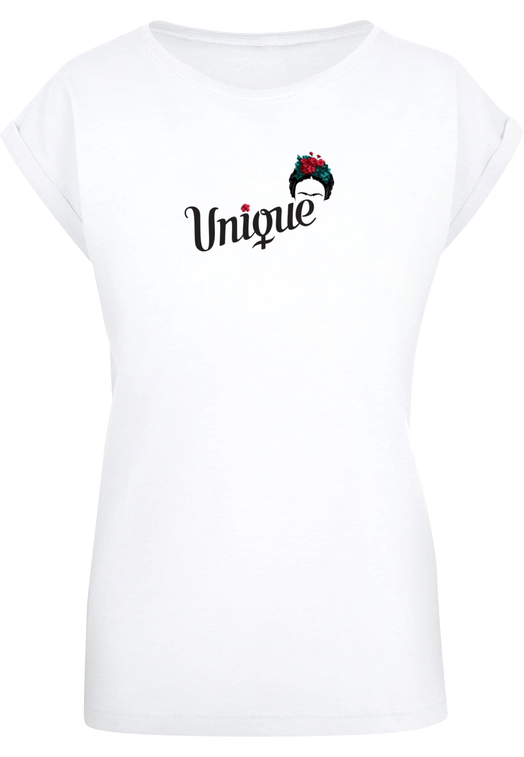 Merchcode T-Shirt »Damen Ladies Frida Kahlo - Unique Extended Shoulder Tee«,  (1 tlg.) kaufen | BAUR
