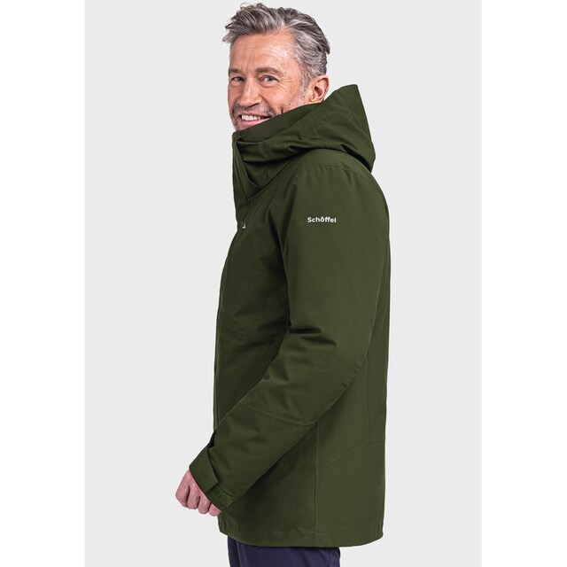 Schöffel Doppeljacke »3in1 Jacket Auerspitz M«, mit Kapuze ▷ kaufen | BAUR