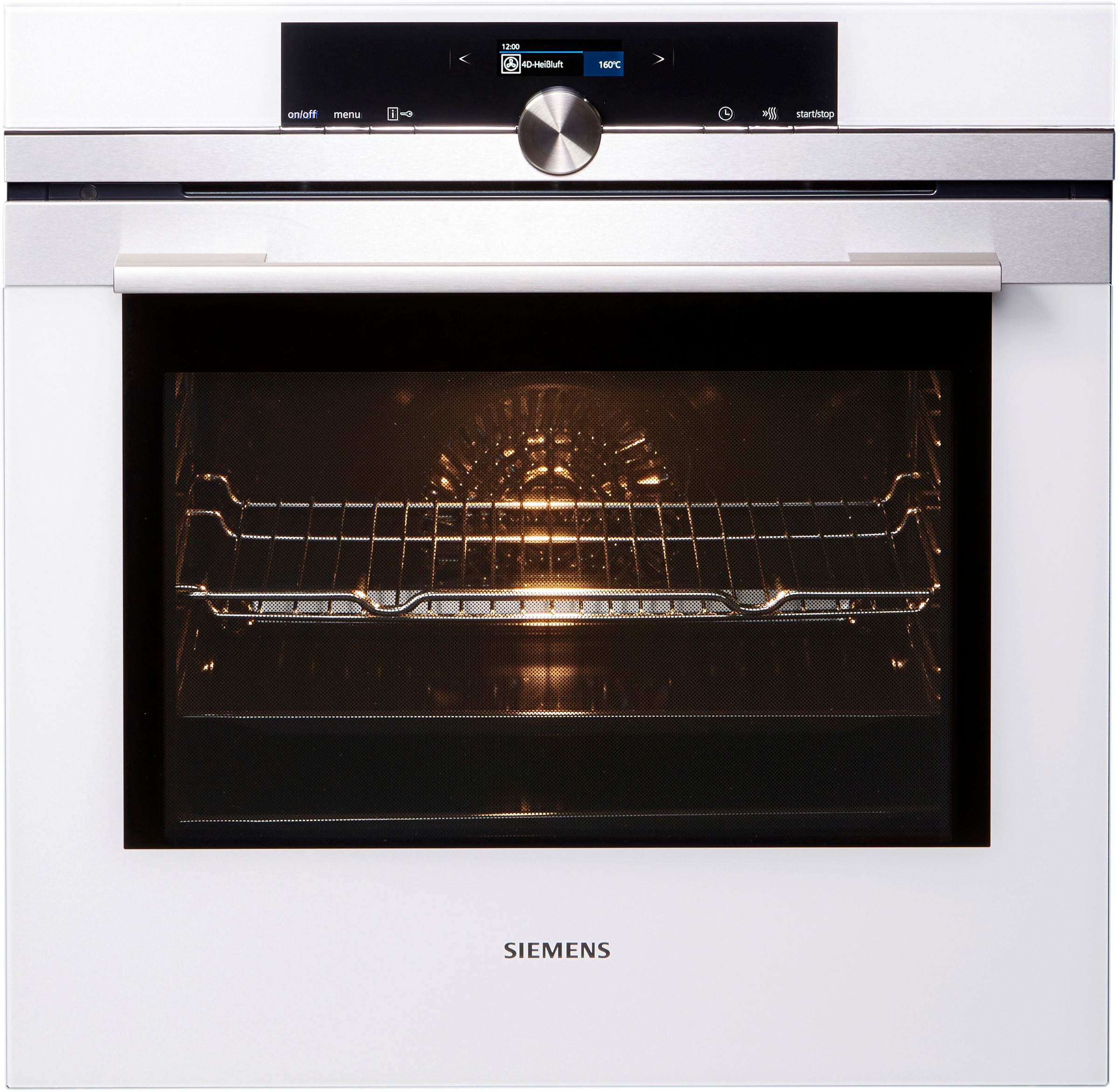 SIEMENS Pyrolyse Backofen  »HB674GBW1«, mit Teleskopauszug nachrüstbar, Pyrolyse-Selbstreinigung, mit activClean