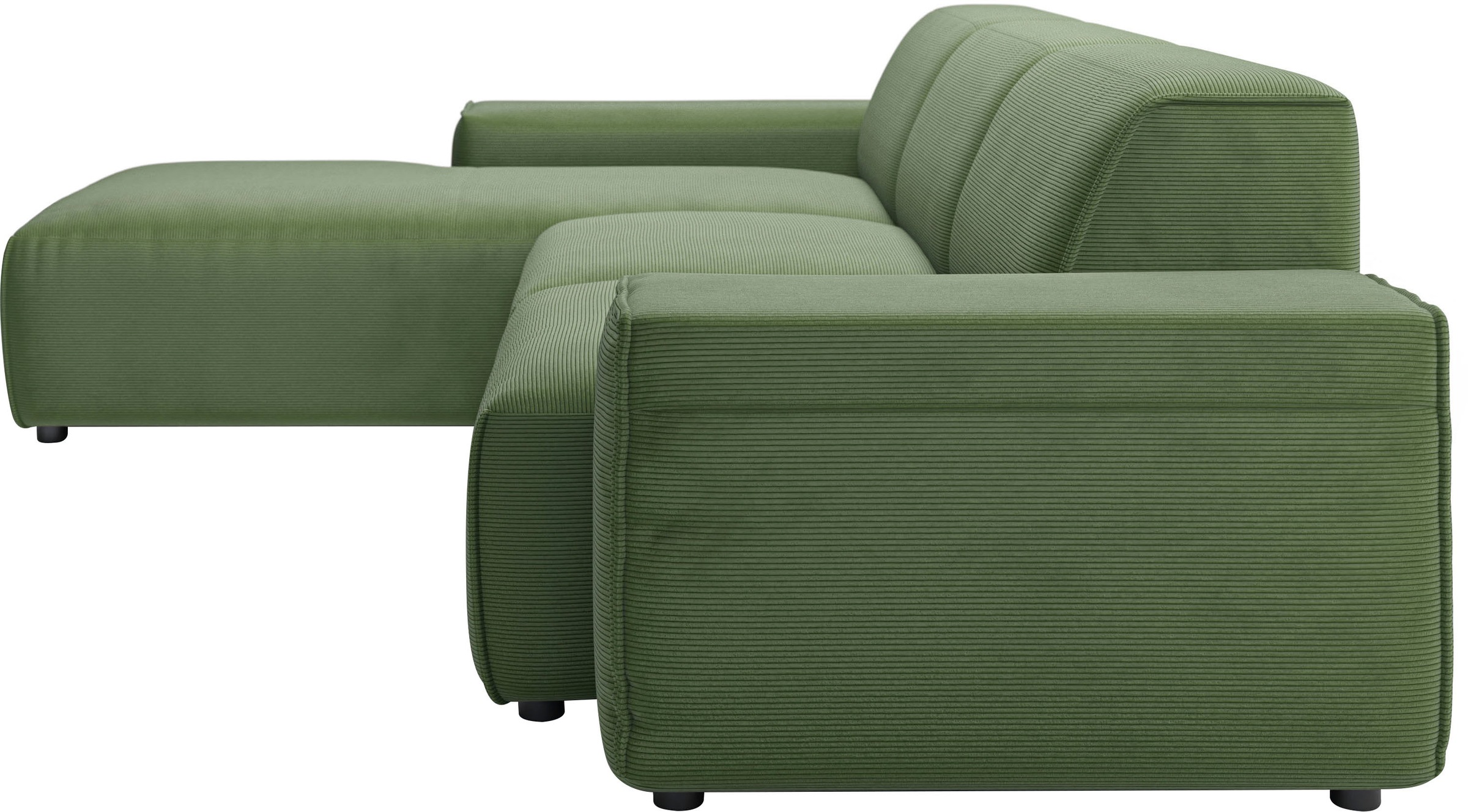 andas Ecksofa »Glimminge L-Form auch in Breitcord, Feincord + Easy care-Bezug,«, Breite 264, Zierkissen