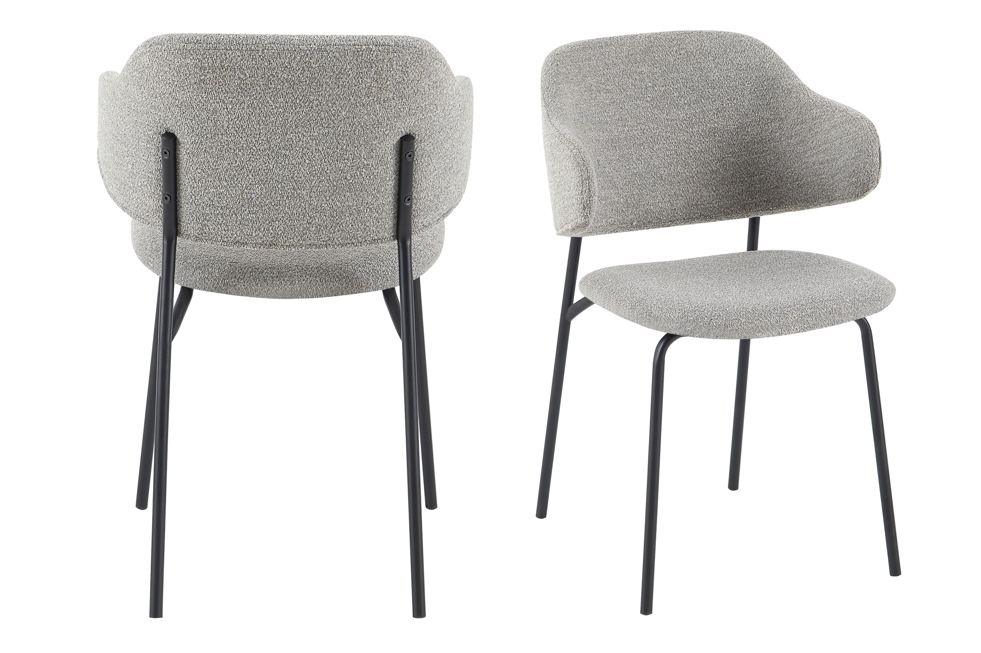 SalesFever Armlehnstuhl "Komfortabler Esszimmerstuhl mit Stil" (Set) 2 Stk. günstig online kaufen