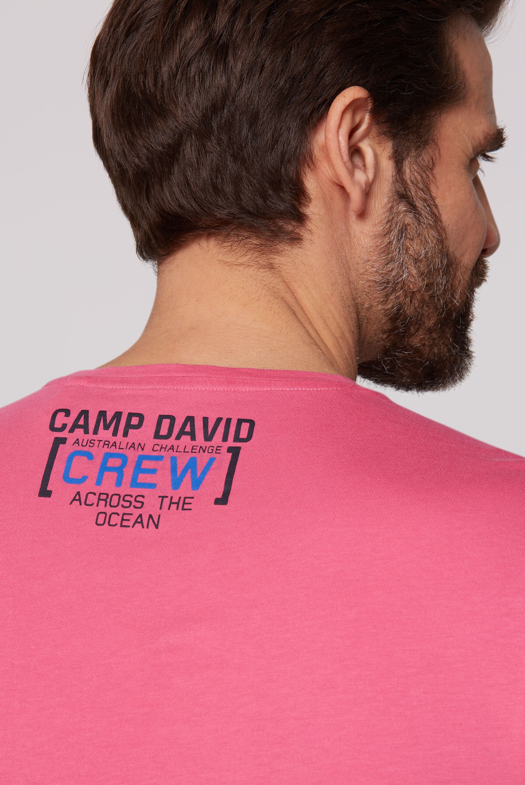 CAMP DAVID Rundhalsshirt, aus Baumwolle