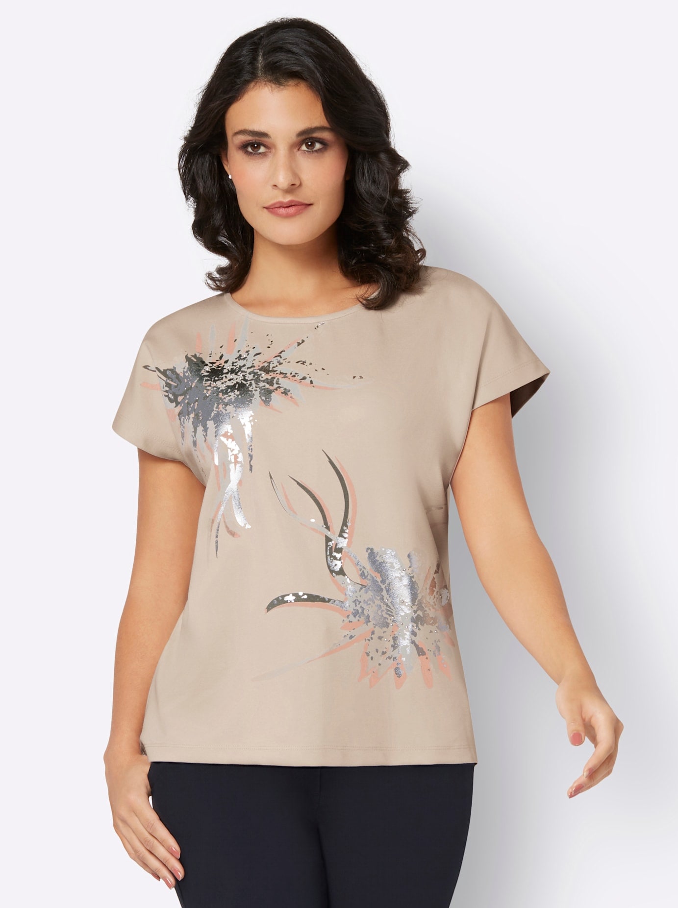creation L Kurzarmshirt »Shirt«, (1 tlg.)