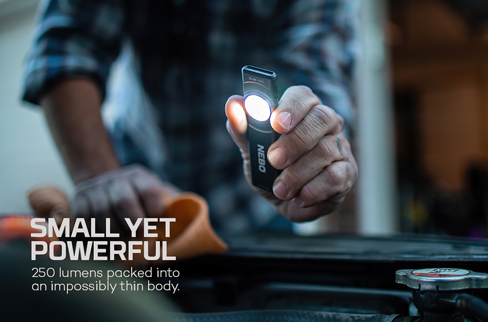 NEBO LED Taschenlampe »Nebo SLIM MINI« Set, Taschenlampe inkl. Ladekabel, 2 Stk. tlg.