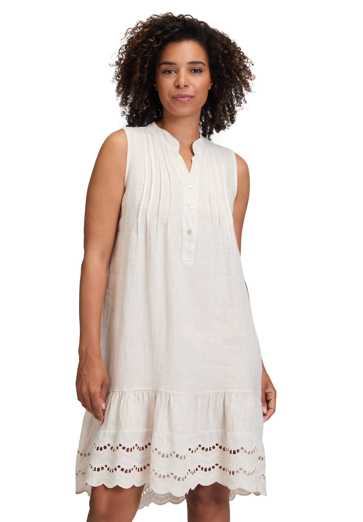 Cartoon Druckkleid "Damen mit Stickerei" Ohne Tasche Material günstig online kaufen