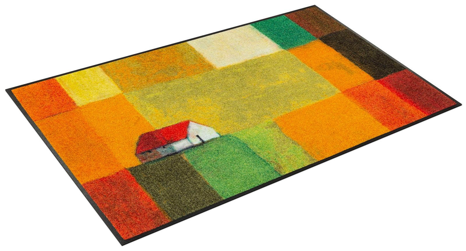 wash+dry by Kleen-Tex Teppich "Meadow Lands" rechteckig 7 mm Höhe rutschhem günstig online kaufen