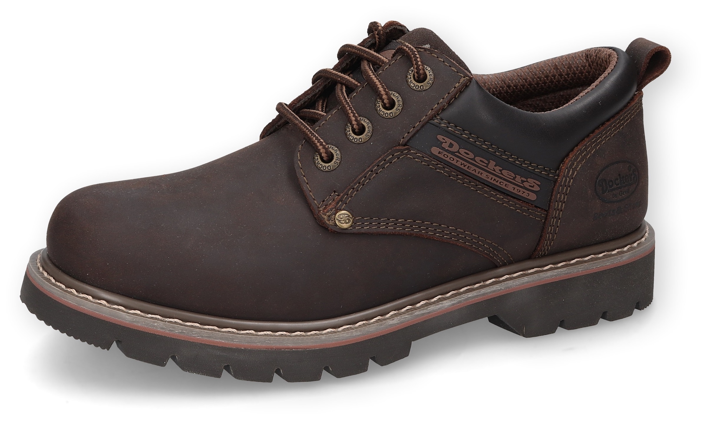Dockers by Gerli Trekkingschuh, Trachtenschuh mit Kontrast-Rahmennaht