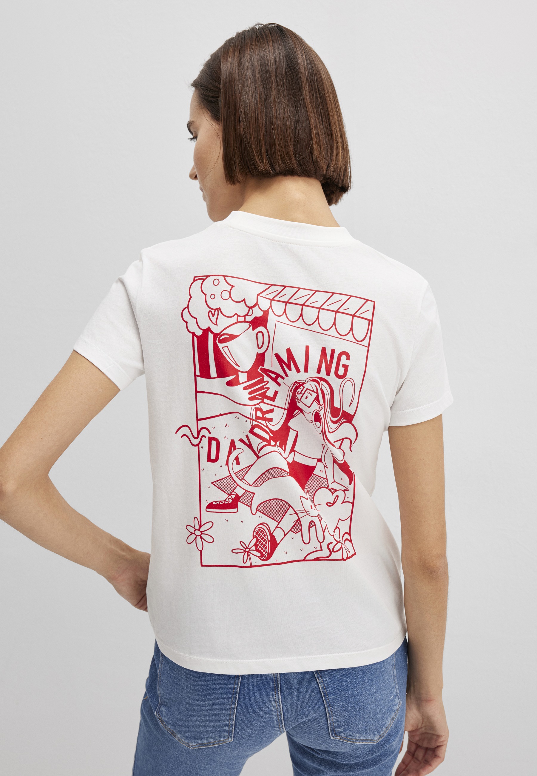 Mavi T-Shirt »WOMEN PRINTED TSHIRT« T-Shirt Oversize