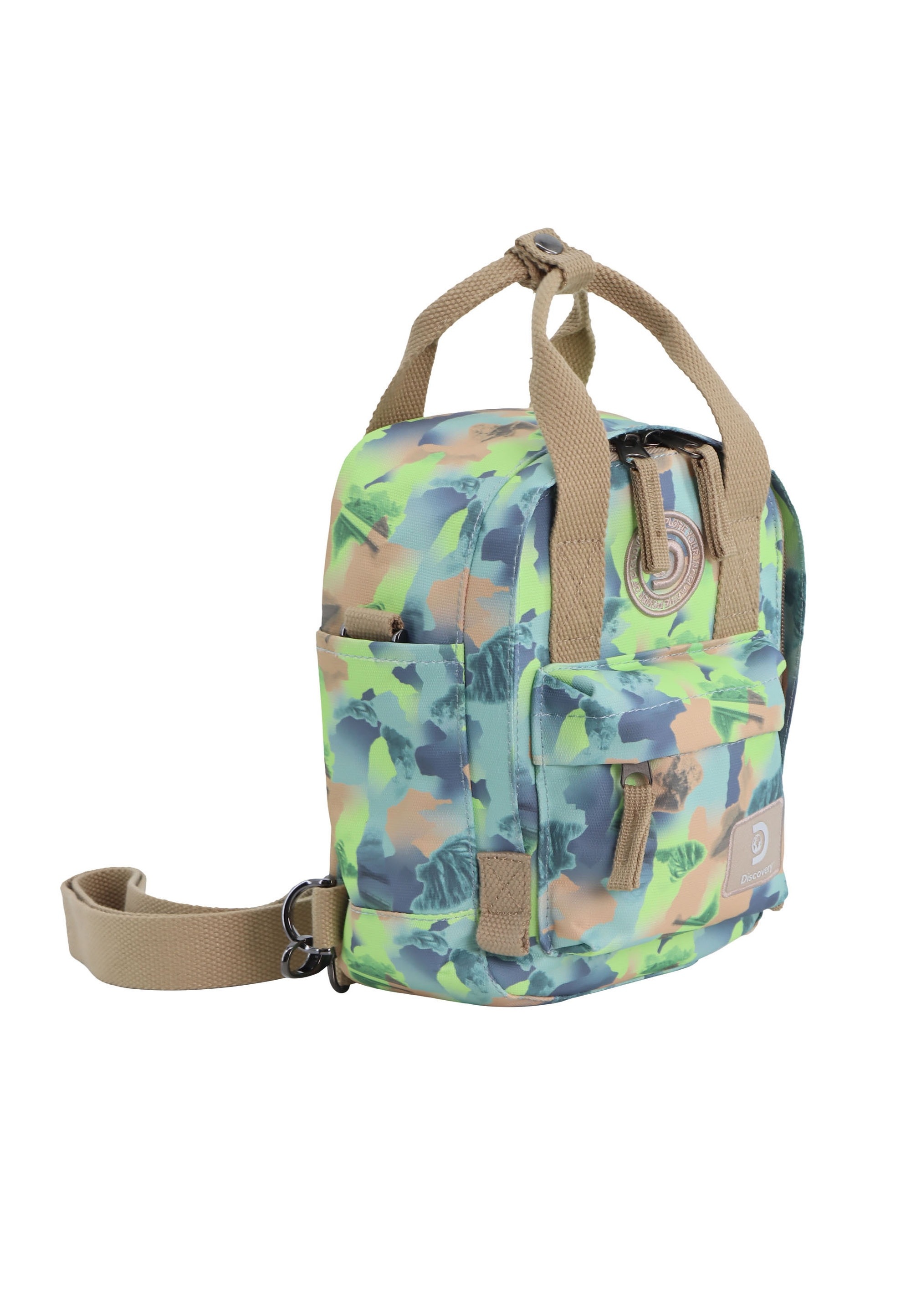 Discovery Schultertasche »Cave«, aus recyceltem PET-Polyestermaterial
