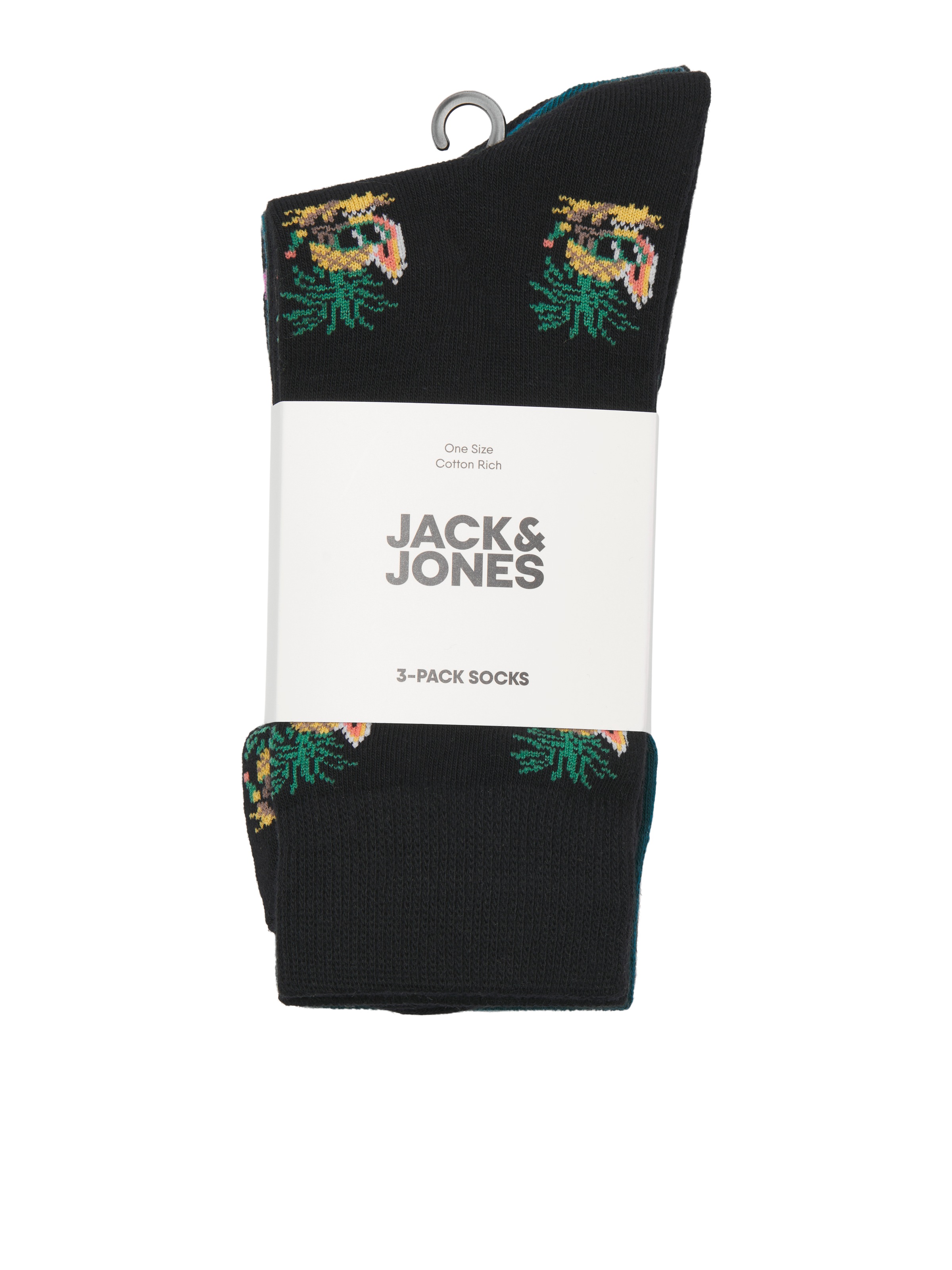 Jack & Jones Freizeitsocken »JACPINEAPPLE SKULLS SOCKS 3 PACK SN« Packung, 3 Paar tlg.
