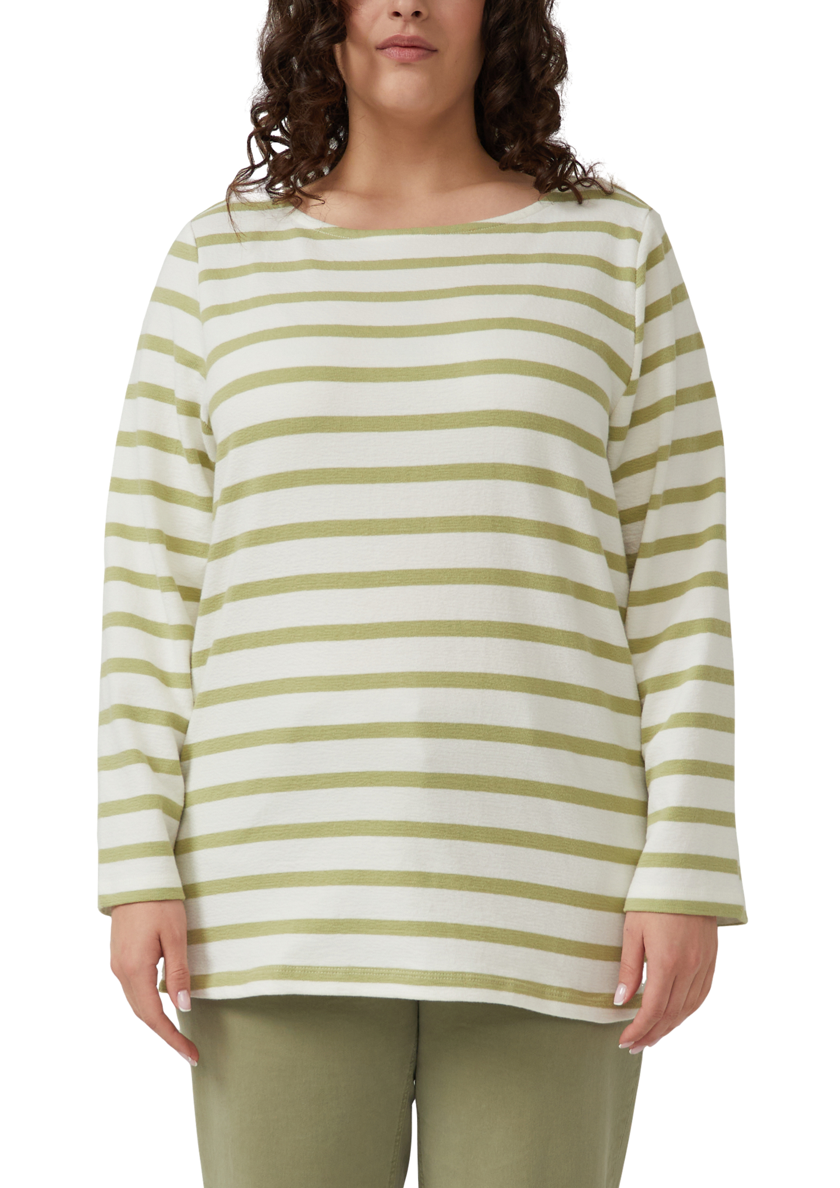 s.Oliver CURVE Sweater, gestreift/Große größen