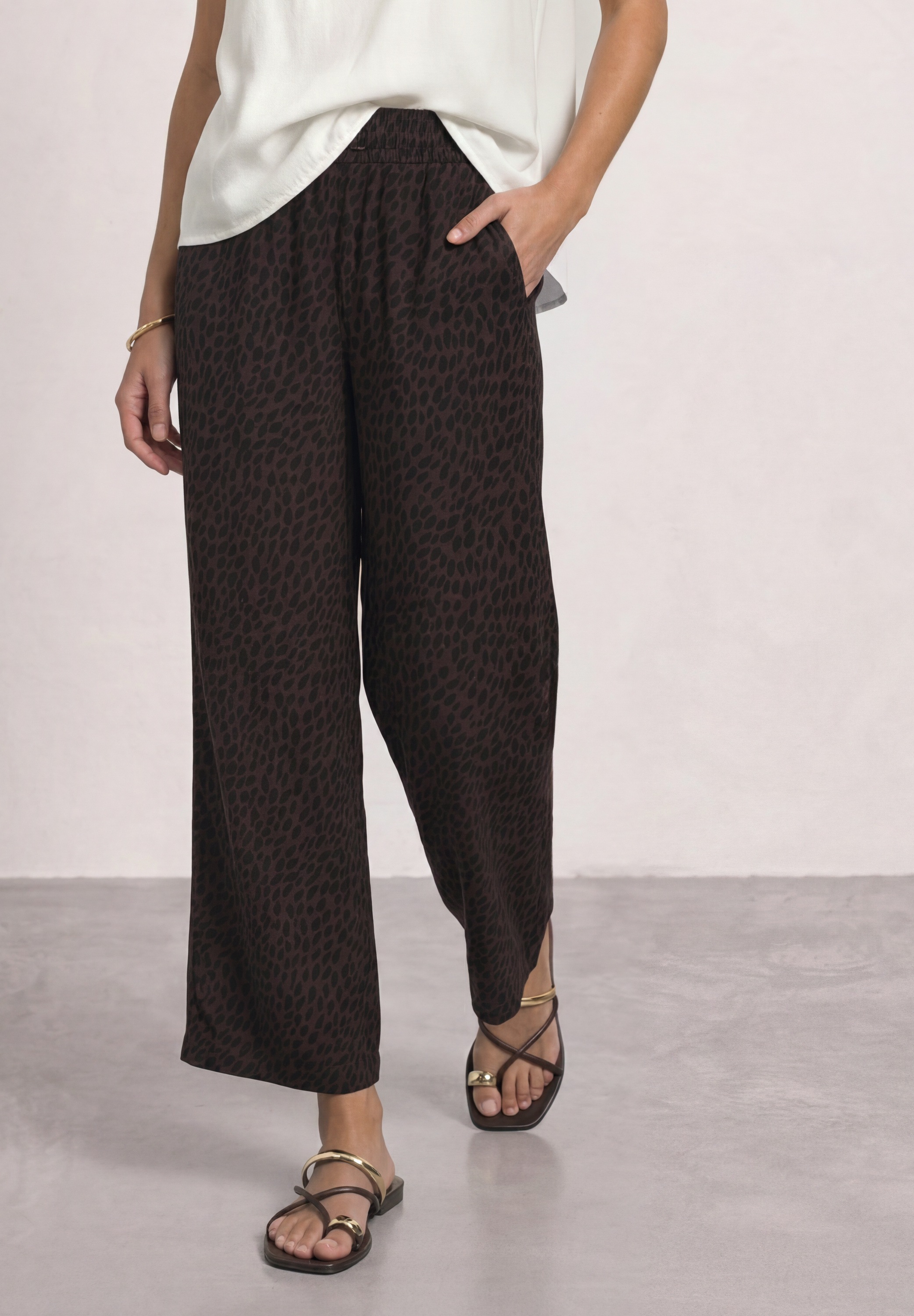 STREET ONE Stoffhose Middle Waist
