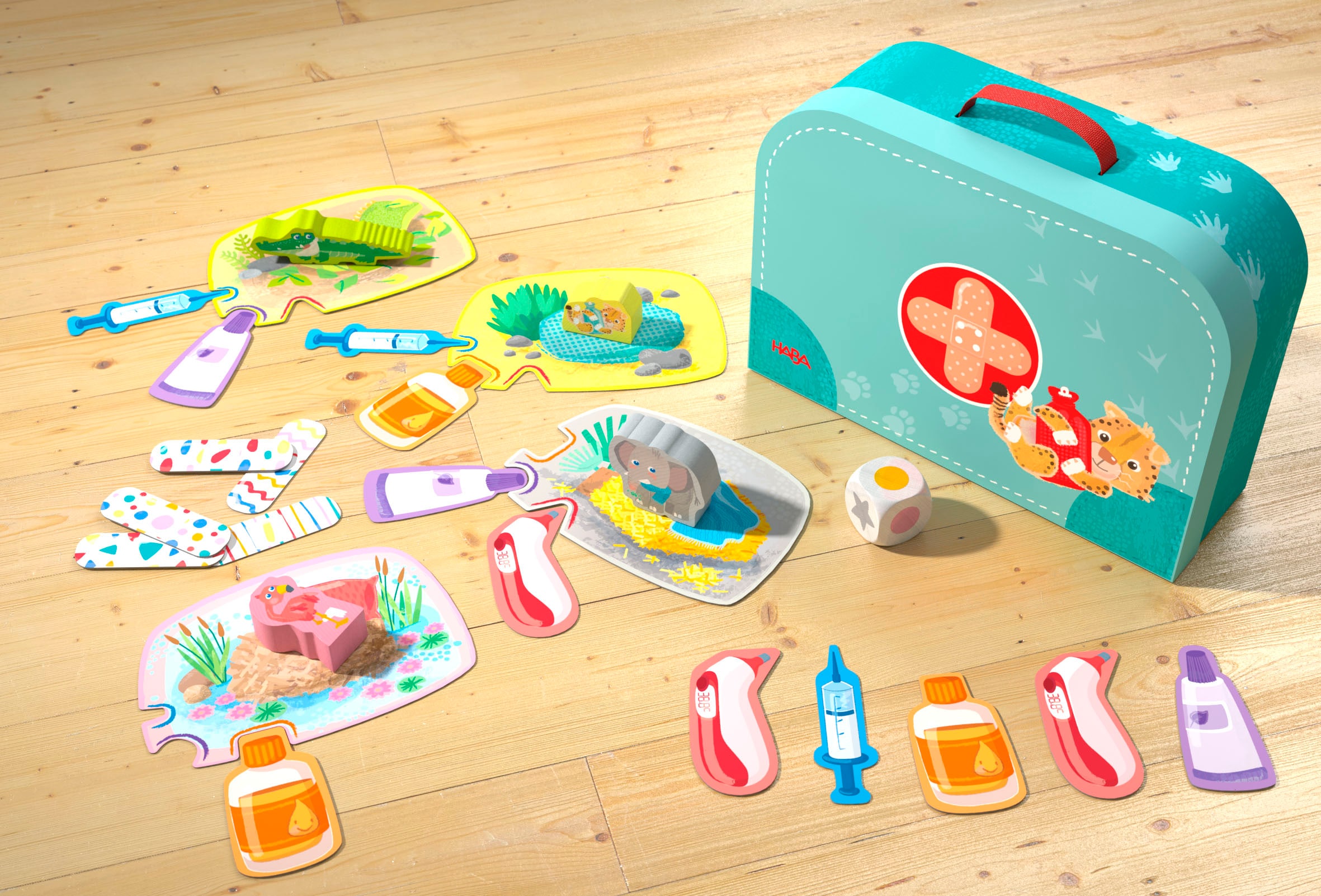 Haba Spiel »Meine ersten Spiele - Wir verarzten Tiere«