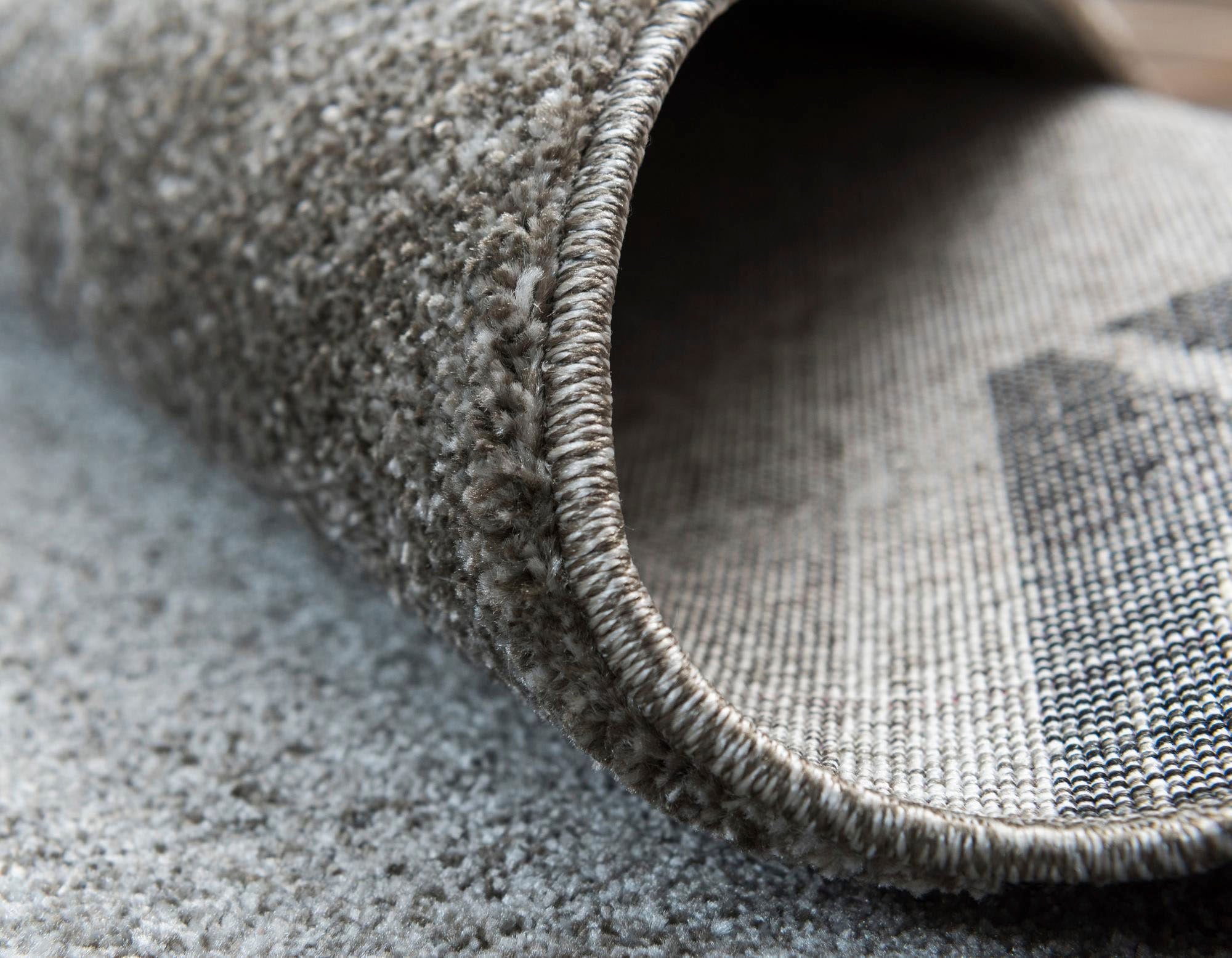 Myflair Möbel & Accessoires Teppich »Good Times Lagerräumung«, rechteckig, 13 mm Höhe, Kurzflor, gewebt, melierte Optik, mit Bordüre