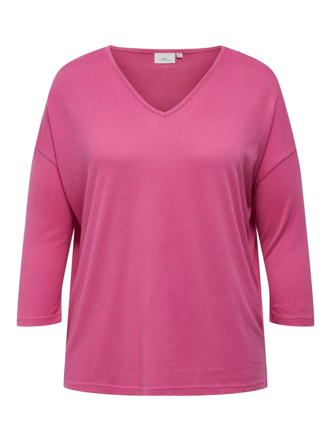 V-Shirt »CARALBA MIRSE 4/5 V-NECK TOP JRS«