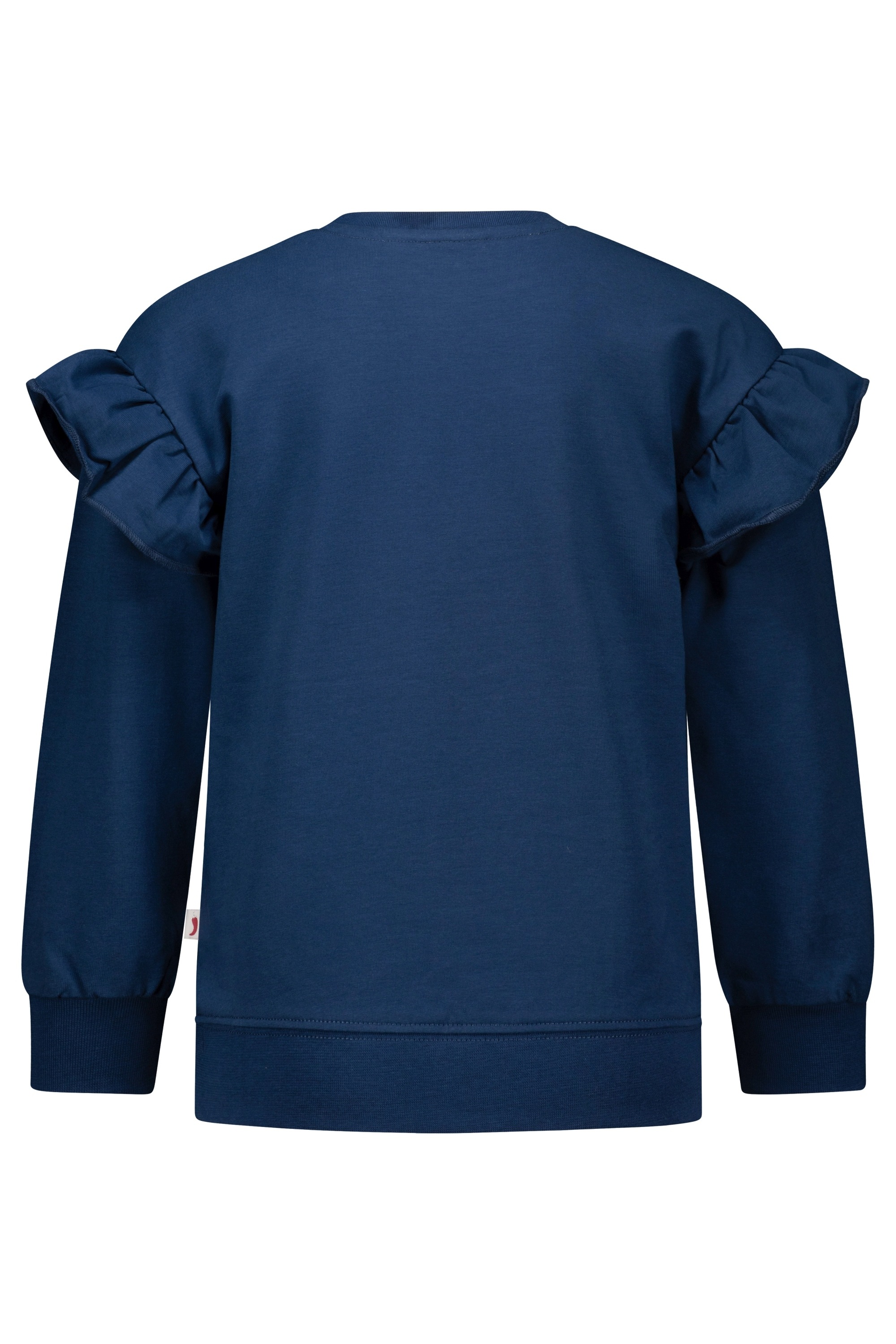 SALT AND PEPPER Sweatshirt »Paillettenherzen«, mit Rüschenkante