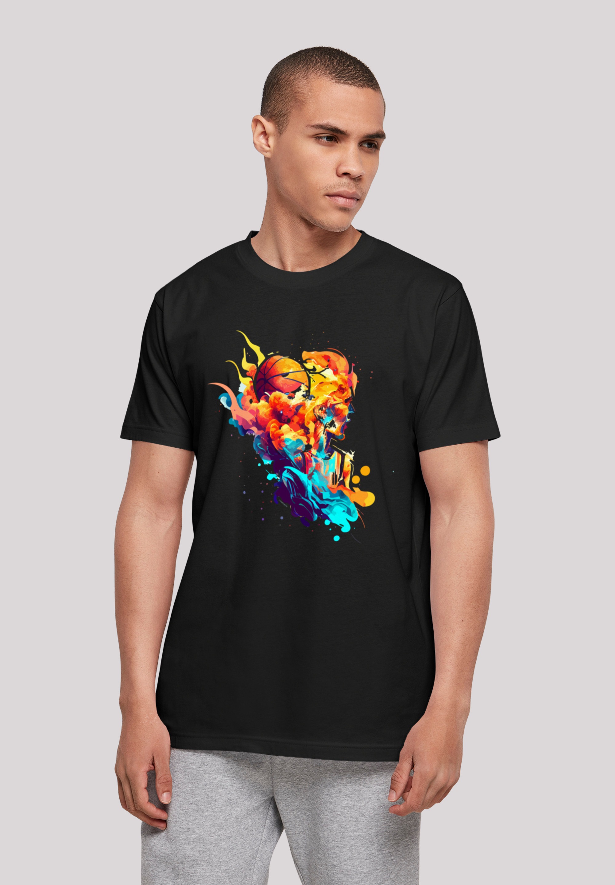 F4NT4STIC T-Shirt »Basketball Sport Player UNISEX«, Print ▷ für | BAUR | T-Shirts