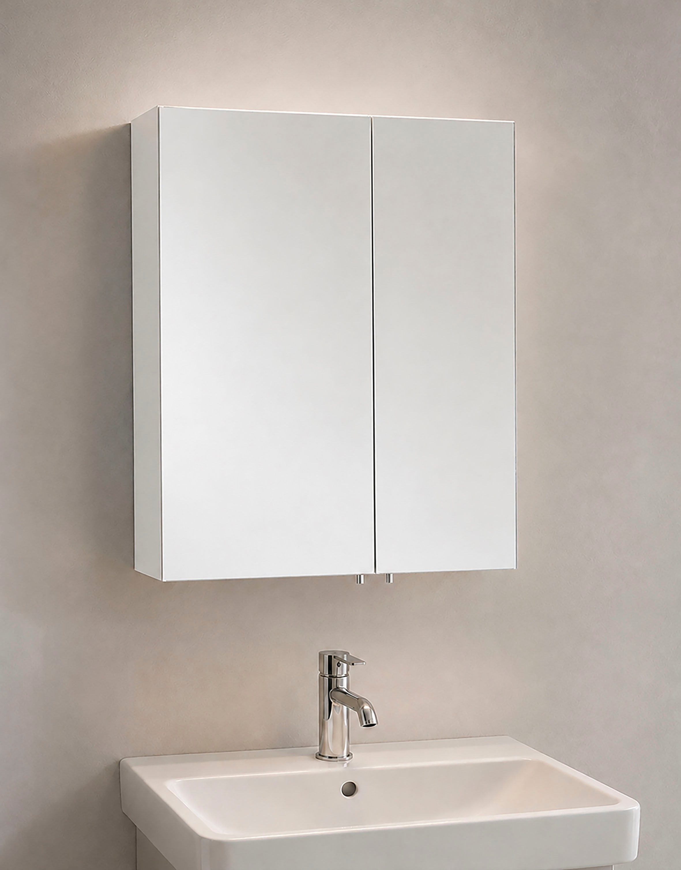 Schildmeyer Spiegelschrank »Basic, Spiegelschrank, Made in Germany, B: 60 cm« Solide Verarbeitung - Dieses Produkt ist in Deutschland gefertigt