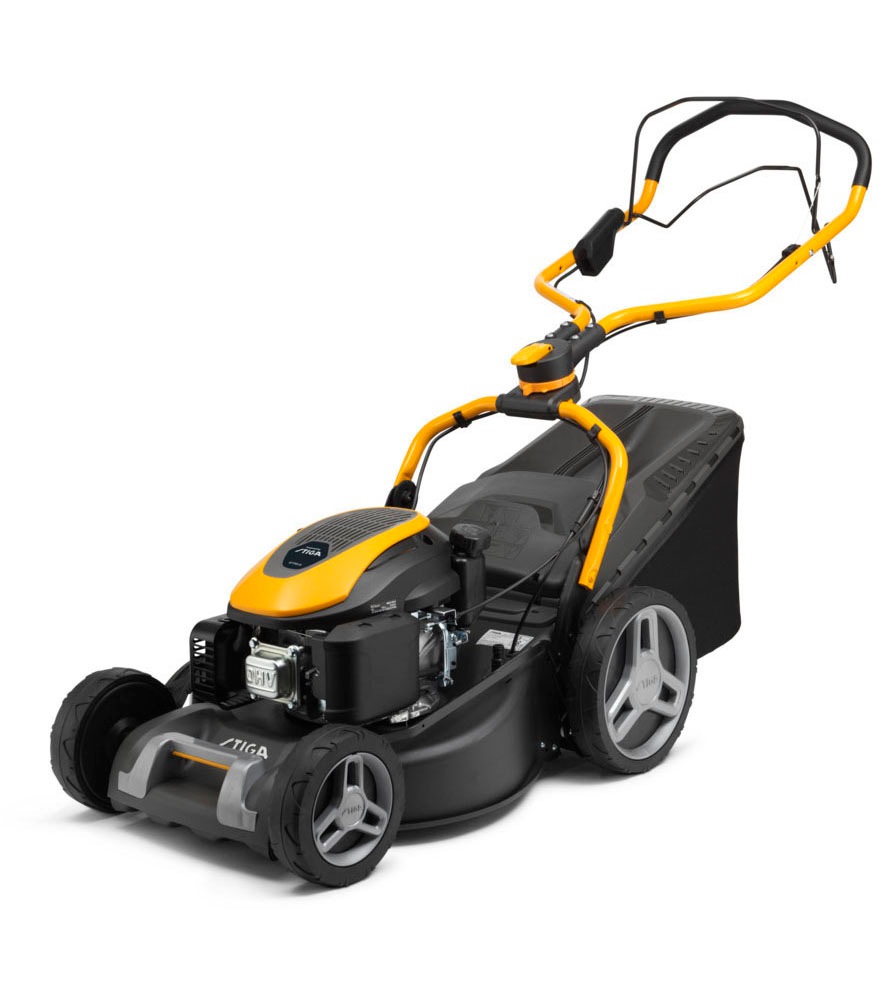 STIGA GARDEN Benzinrasenmäher »COMBI 553 SE«, Mulchfunktion, Radantrieb, Elektrostart