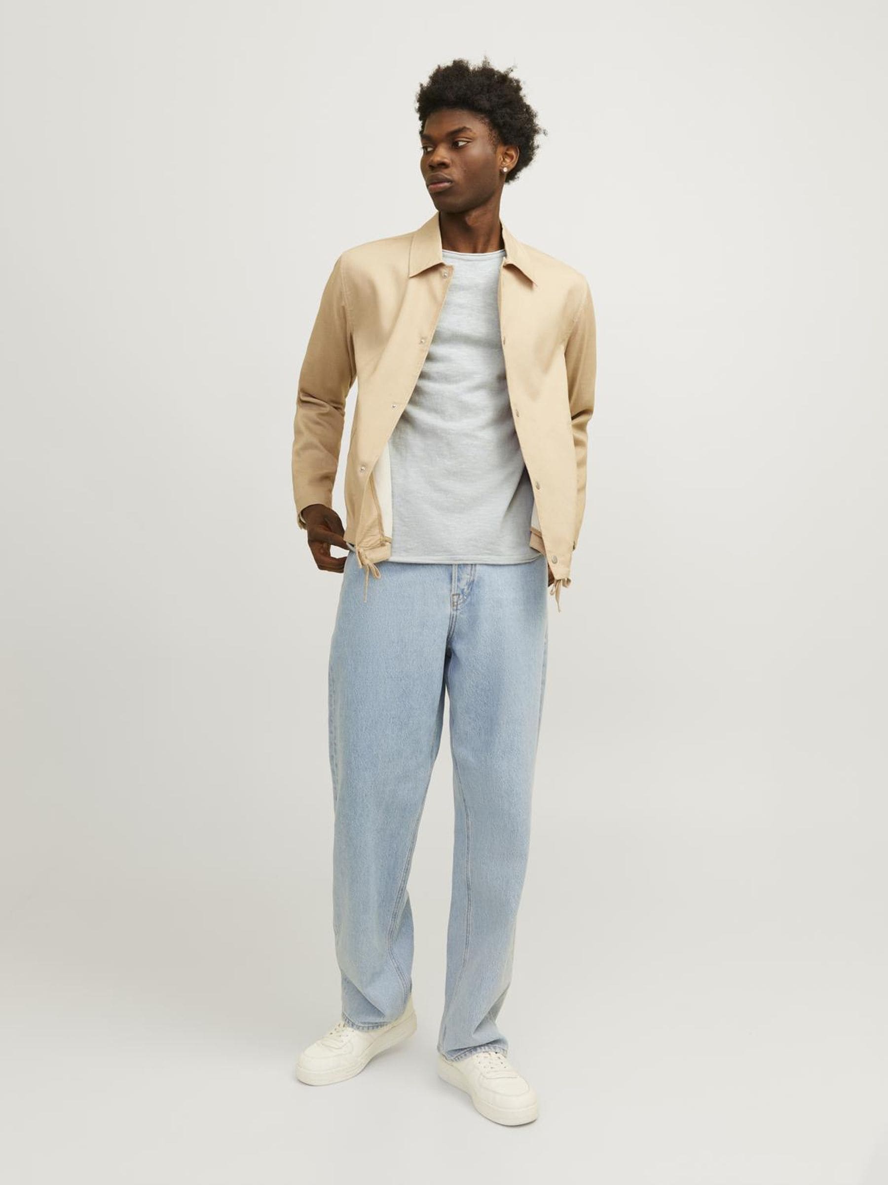 Jack & Jones Strickpullover »JJELINEN KNIT CREW NECK SN«