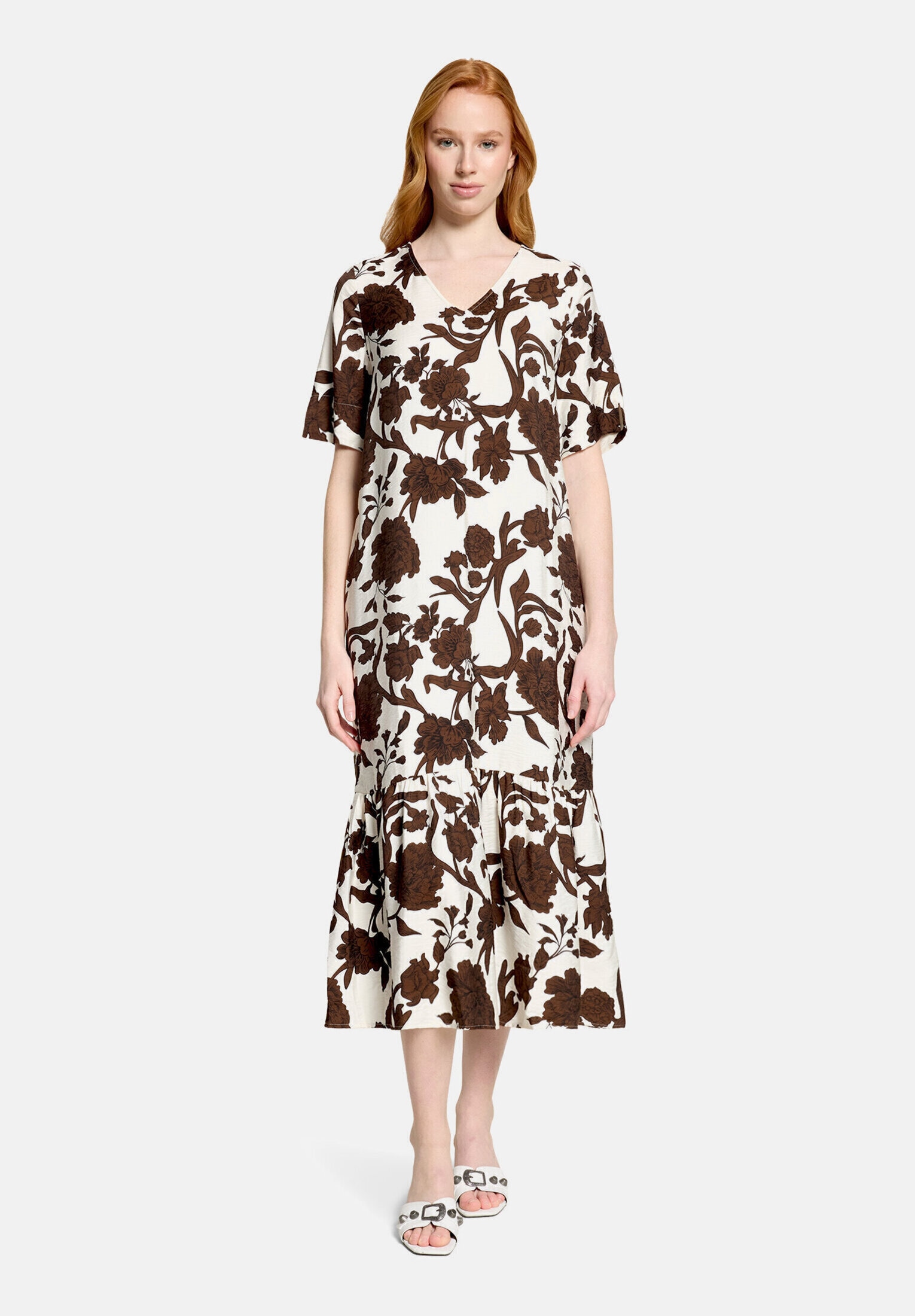 Cartoon Midikleid »Damen mit Volant« Ohne Tasche