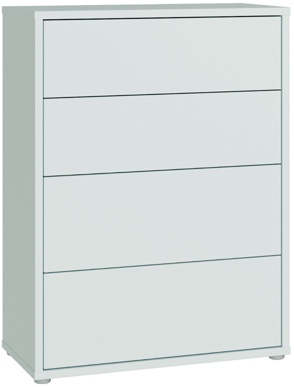 FORTE Kommode "Alice Springs, Kommode 4 Schubkästen B/H/T 74,5/99,1/34,9 cm" Schubkästen mit Vollauszug, Grifflos, Push to open