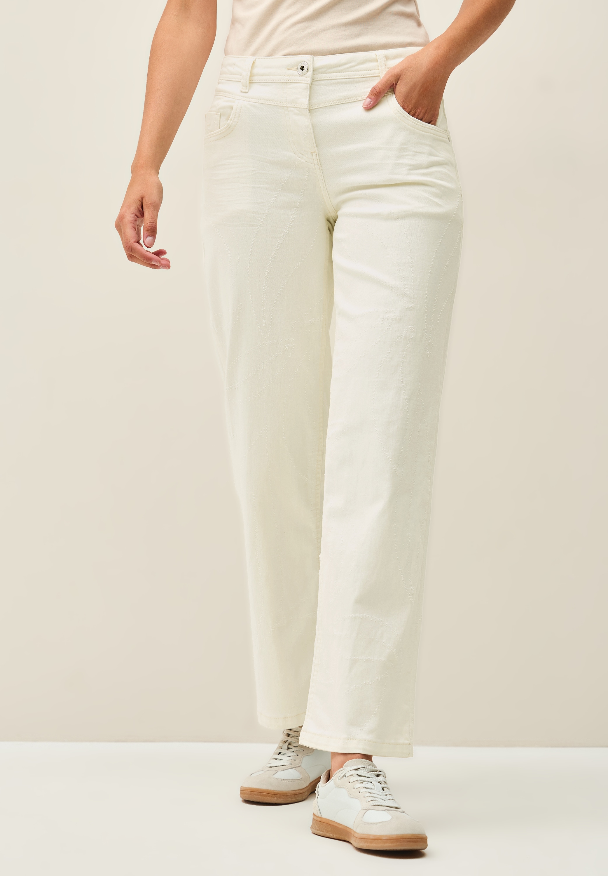 STREET ONE Loose-fit-Jeans, High Waist