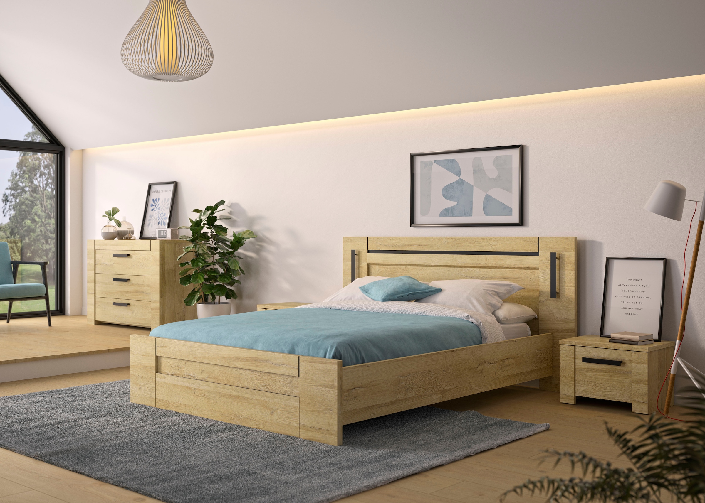 Gami Schlafzimmer-Set "Sofia" 4 Stk. tlg. günstig online kaufen