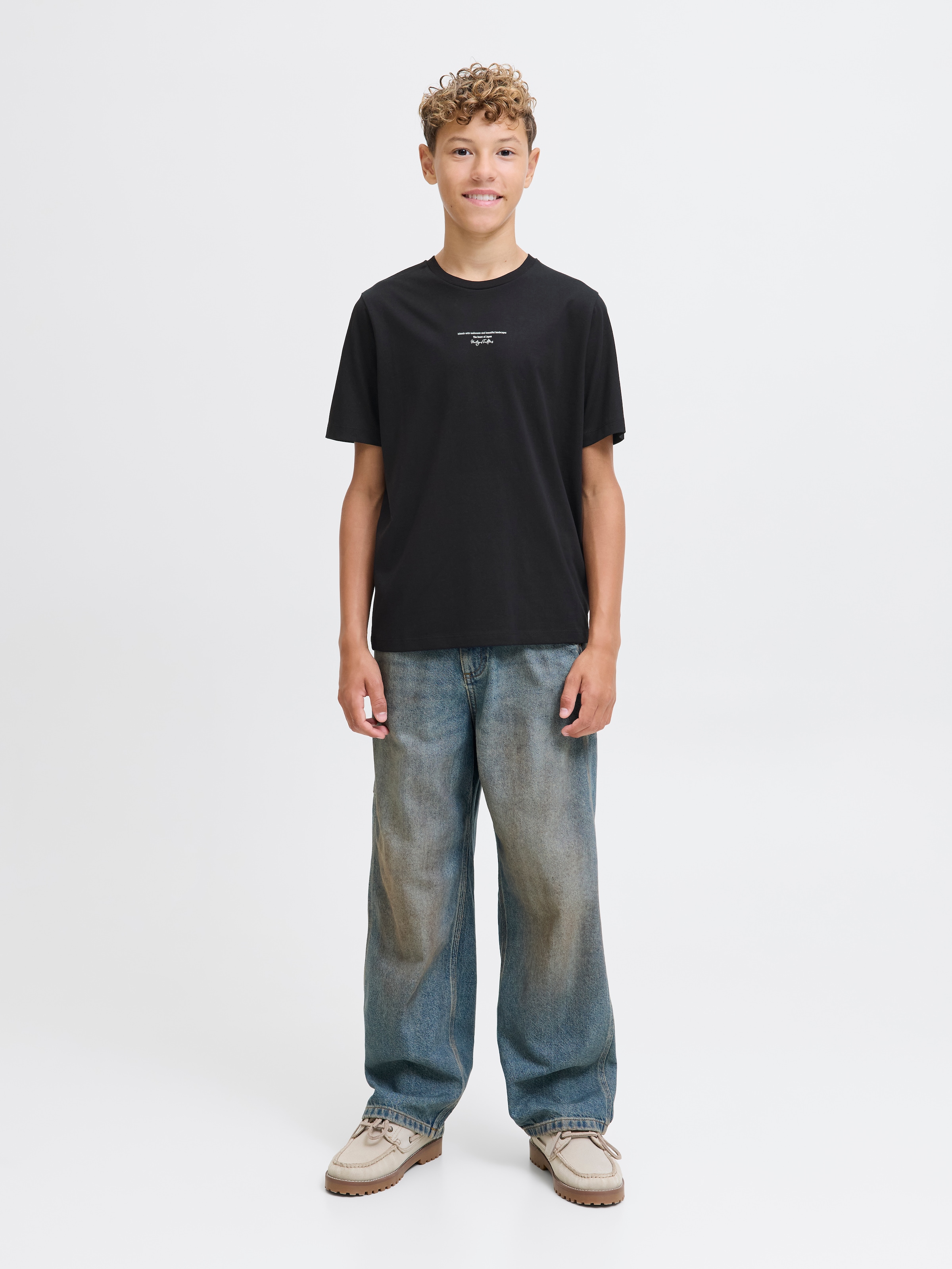 Jack & Jones Junior T-Shirt »JJKENJI TEE SS CREW NECK JNR«