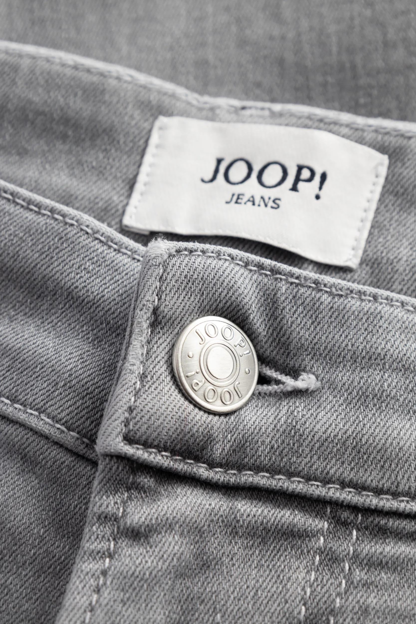 Straight-Jeans JOOP JEANS "Mitch", Herren, Gr. 33, Länge 32, lt, pastel grau, Denim/Jeans, Obermaterial: 91% Baumwolle, 7% Elastomultiester, 2% Elasthan, unifarben, gerade lang, Jeans Straight-Jeans 3