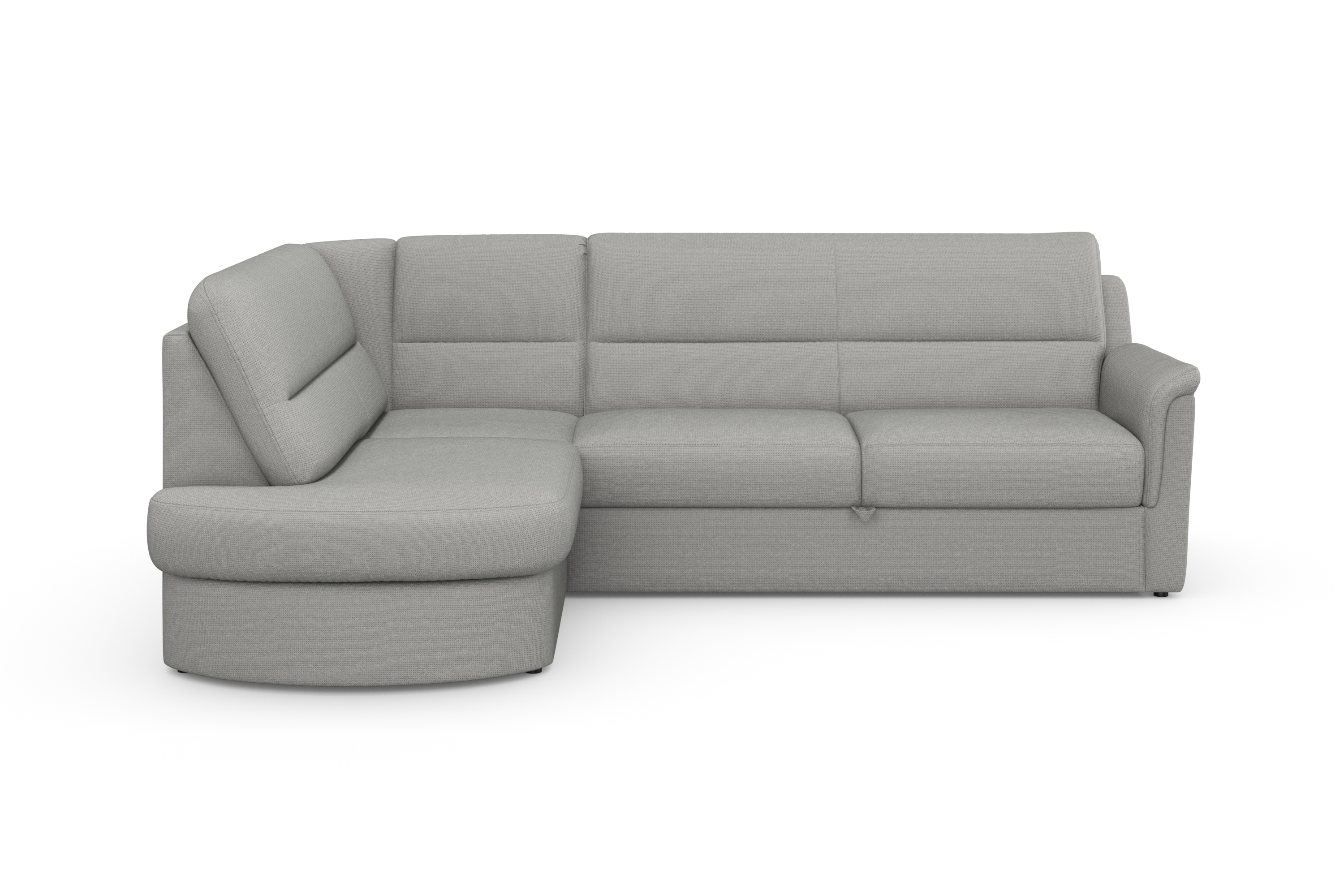 sit&more Ecksofa "Panini L-Form" wahlweise mit Vorziehsitz und Bettkasten