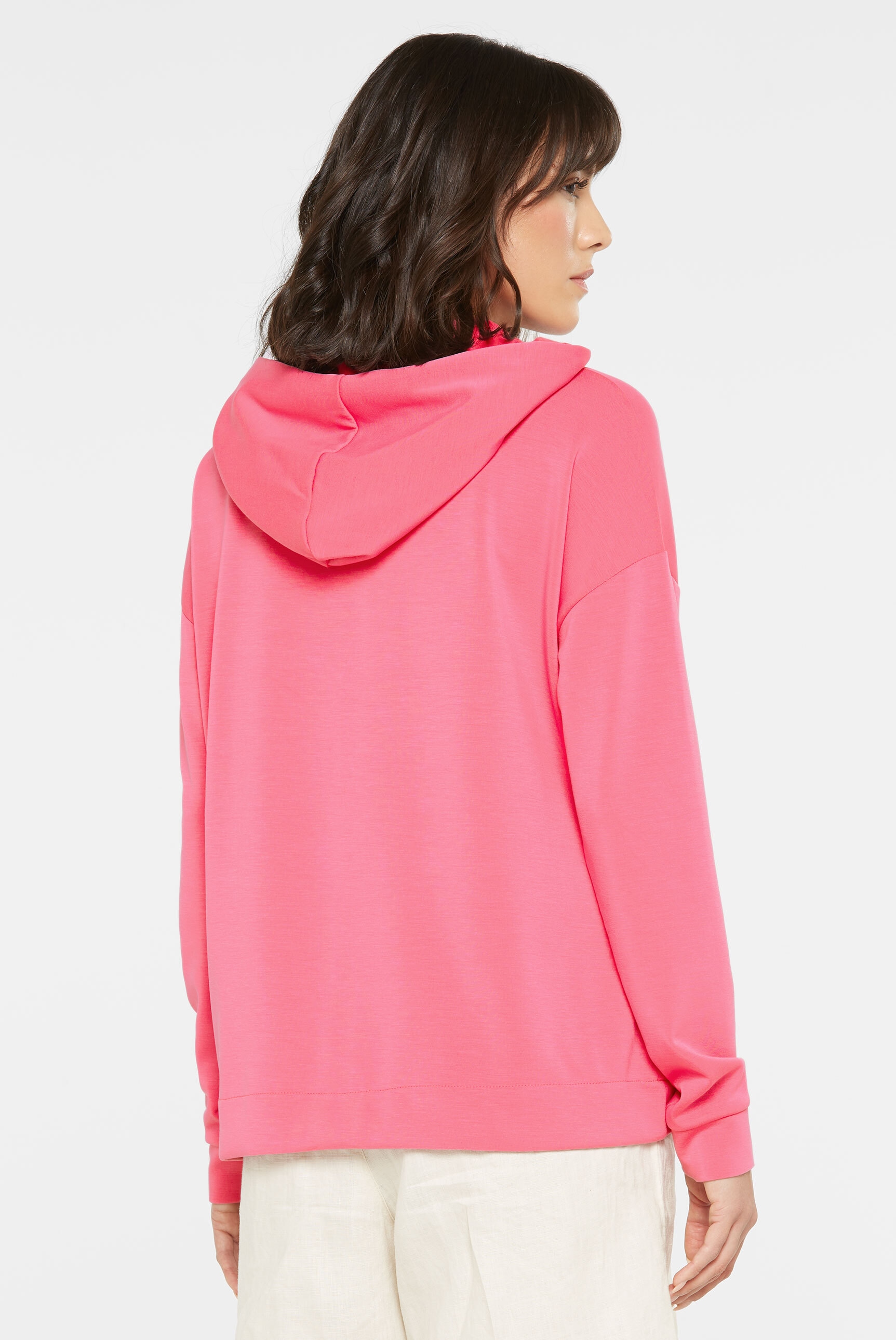 SENSES.THE LABEL Kapuzensweatjacke, mit Baumwolle