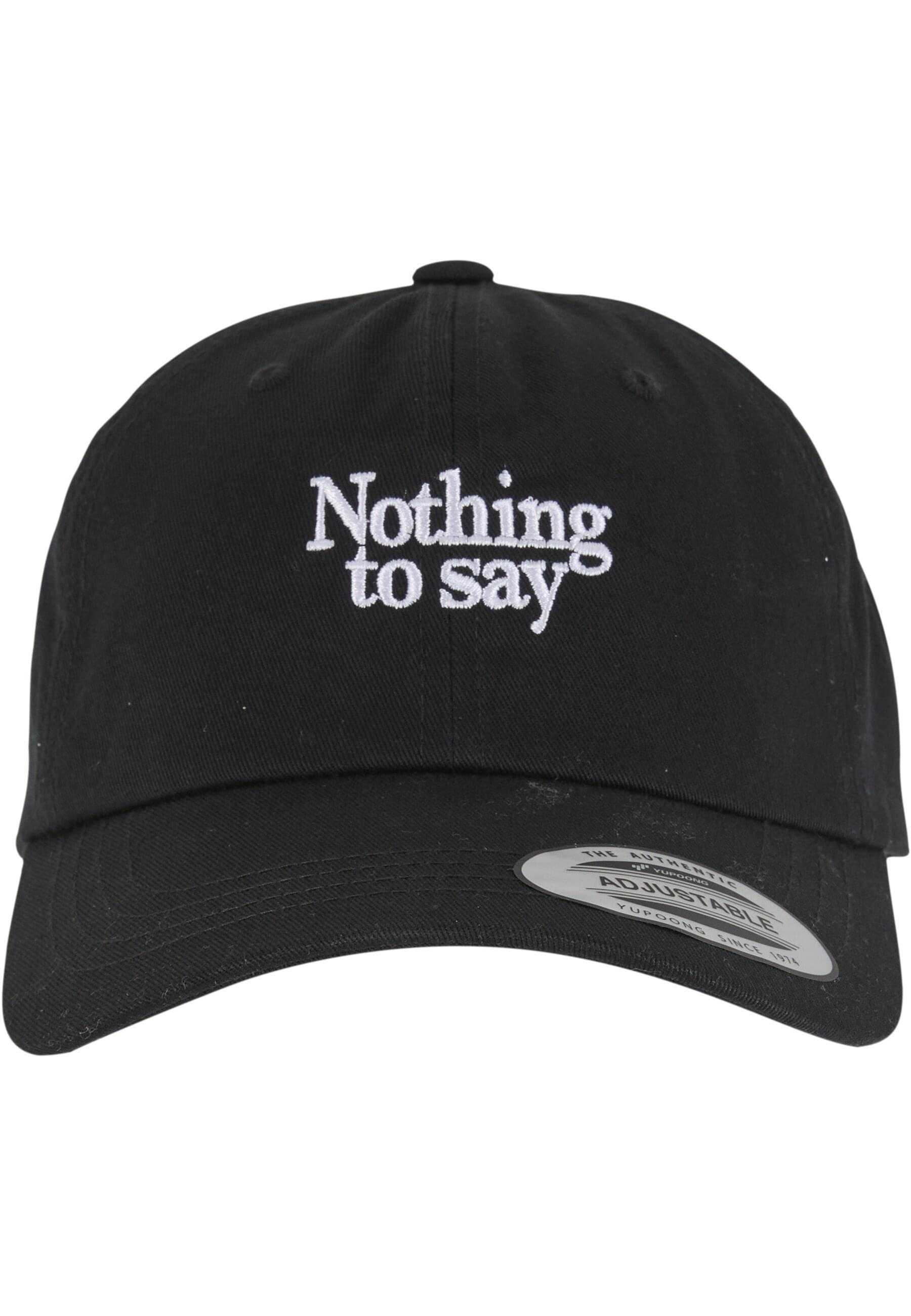 MisterTee Snapback Cap "MisterTee Nothing To Say Wooly Combed Cap" günstig online kaufen