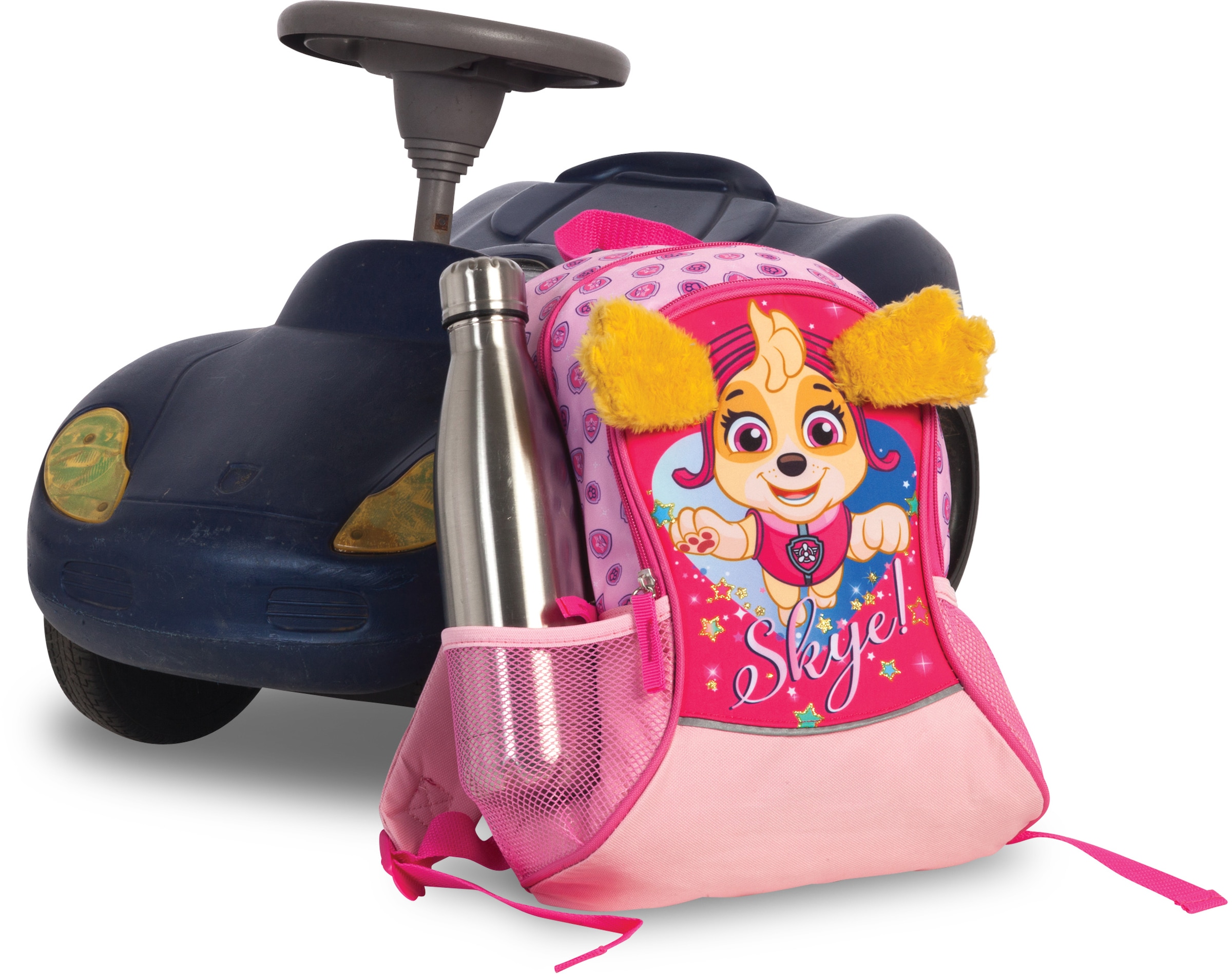Patrol, fabrizio® reflektierende kaufen Kinderrucksack auf den | Schultergurten-Floureszierende BAUR Flächen Streifen rosa«, »Viacom Paw