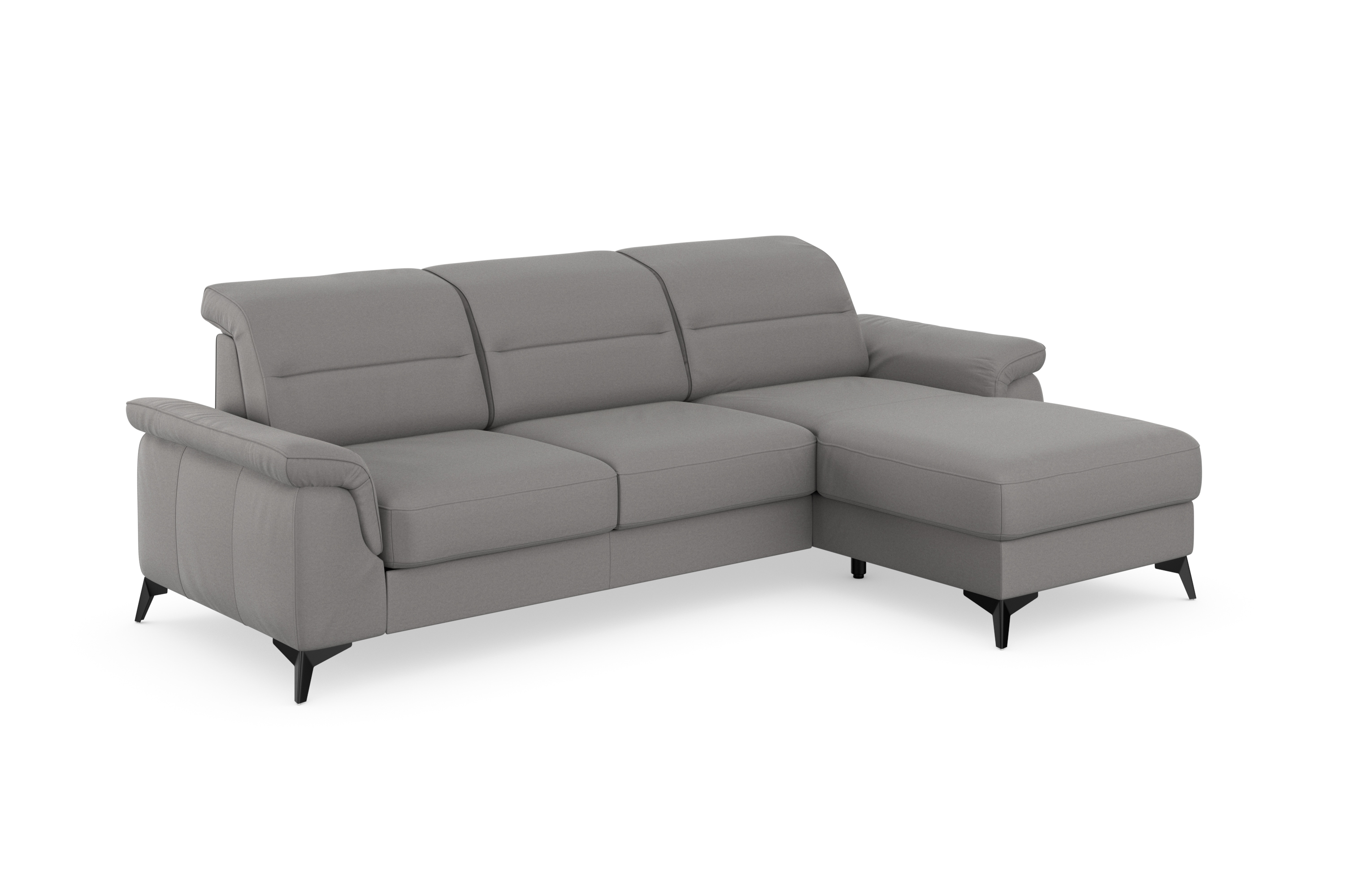 Thumbnail - sit&more Ecksofa "Sinatra L-Form" mit Recamiere, optional mit Kopfteilverstellung und Armteilfunktion