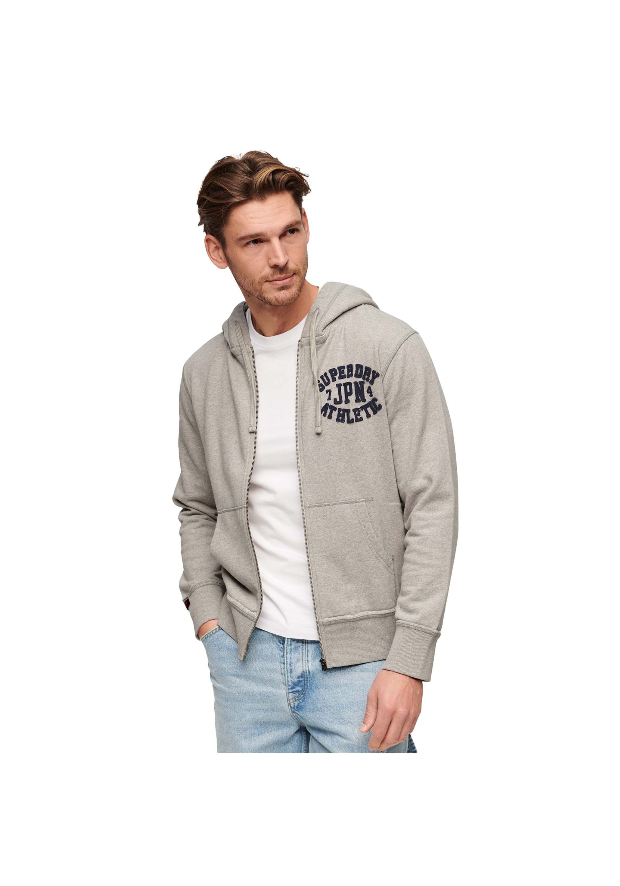 Superdry Sweater "Sweatjacke Vintage Athletic Zip Hoodie" günstig online kaufen