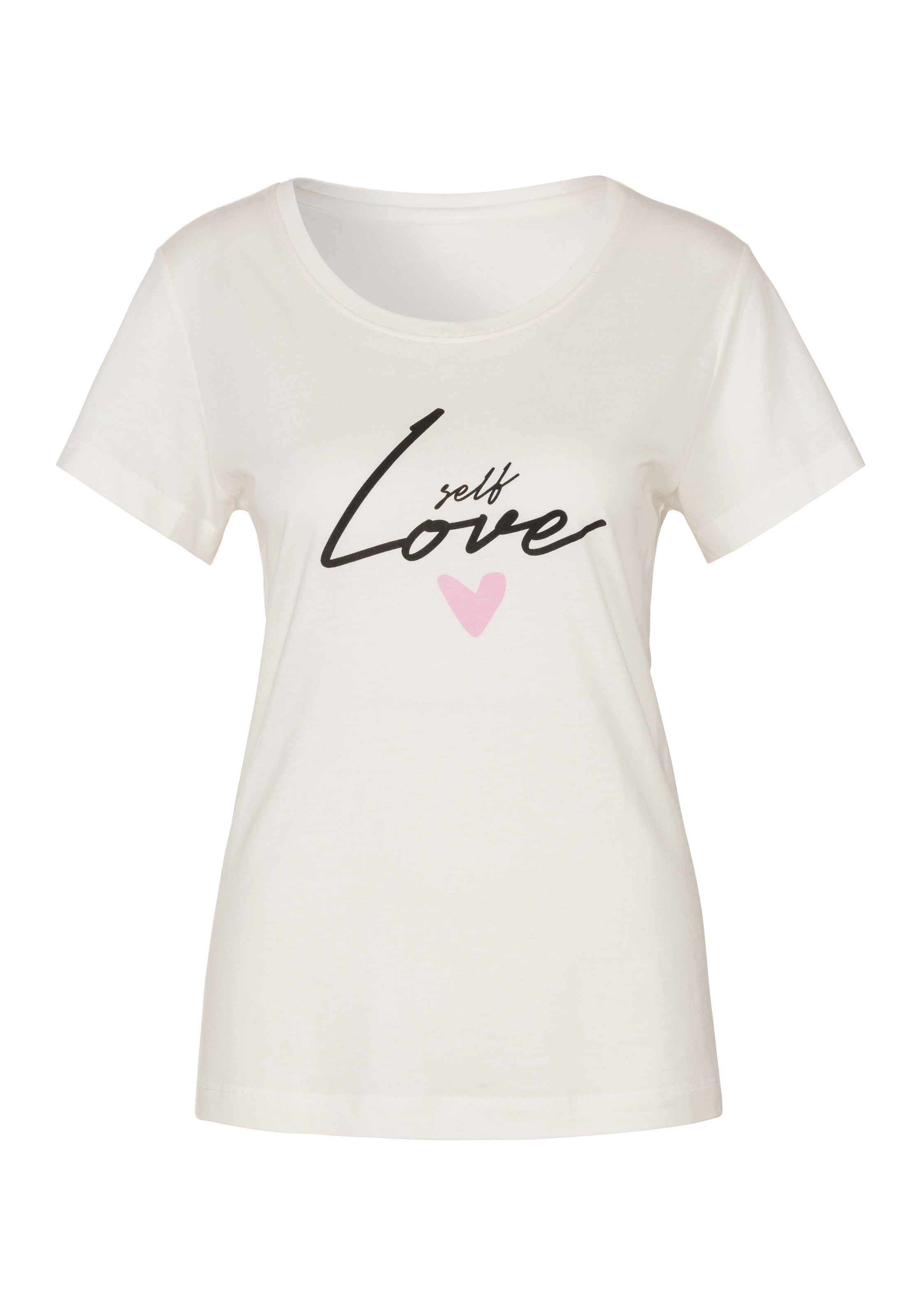 s.Oliver Pyjama 2 Stk. tlg., mit Herzchendruck günstig online kaufen