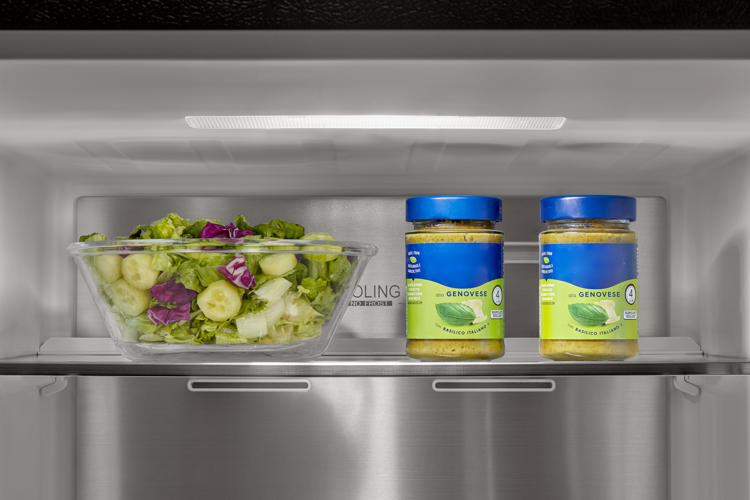 Hanseatic Kühl-/Gefrierkombination »HKGKB18560ANFI« 185 cm hoch 59,5 cm breit