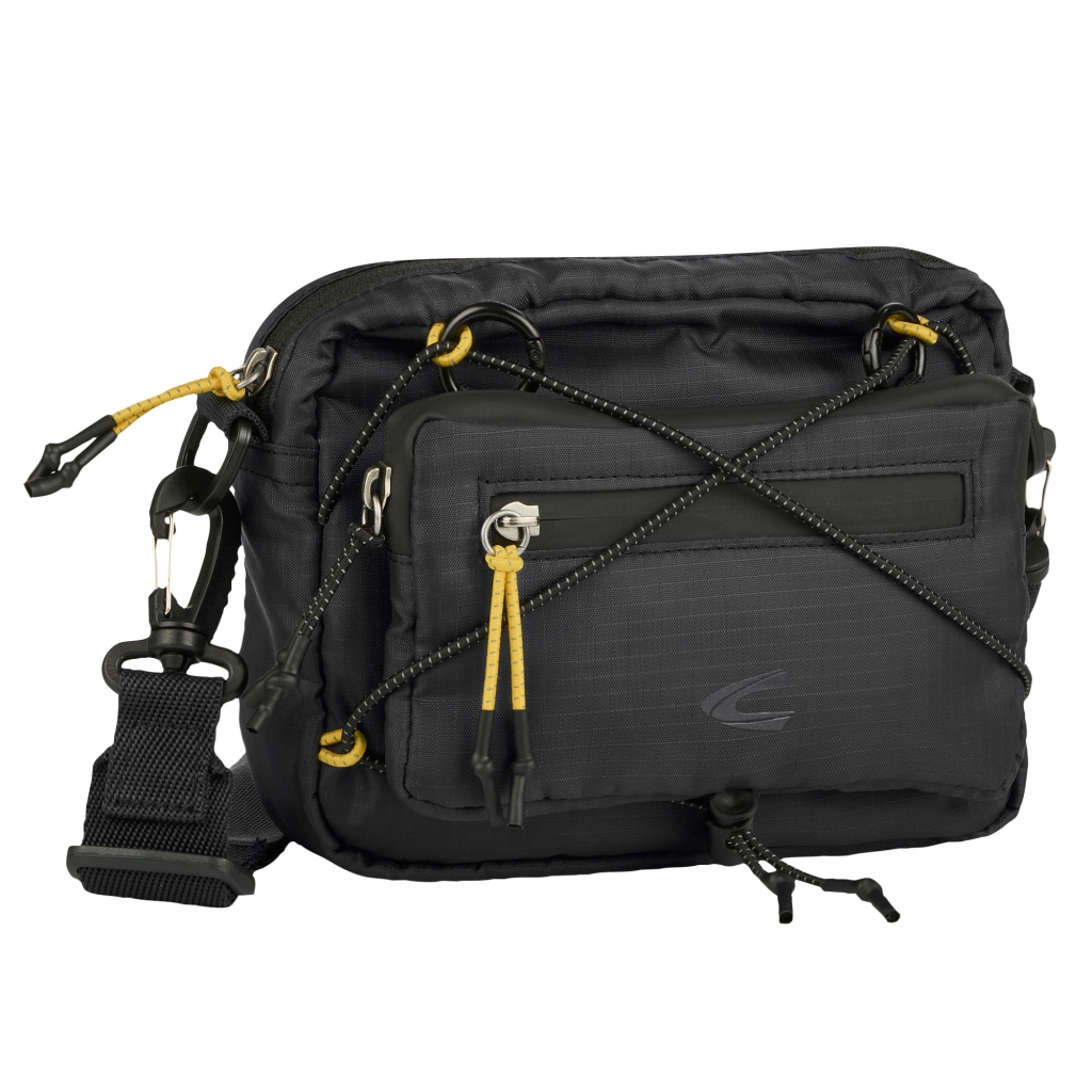 camel active Handtasche "Shores" Ultraleicht mit sportiver Schnürung abnehmbare Pouch & Reflektdetails