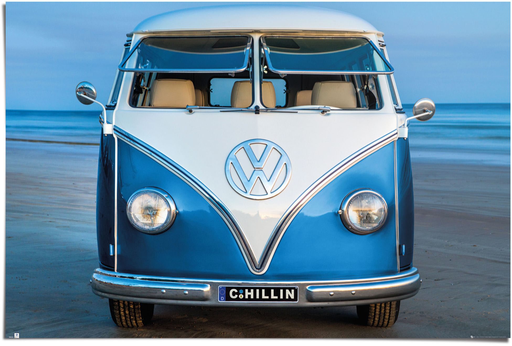 Reinders! Poster »Volkswagen Bulli BAUR blau Ray«, | (1 kaufen Brendan St.)