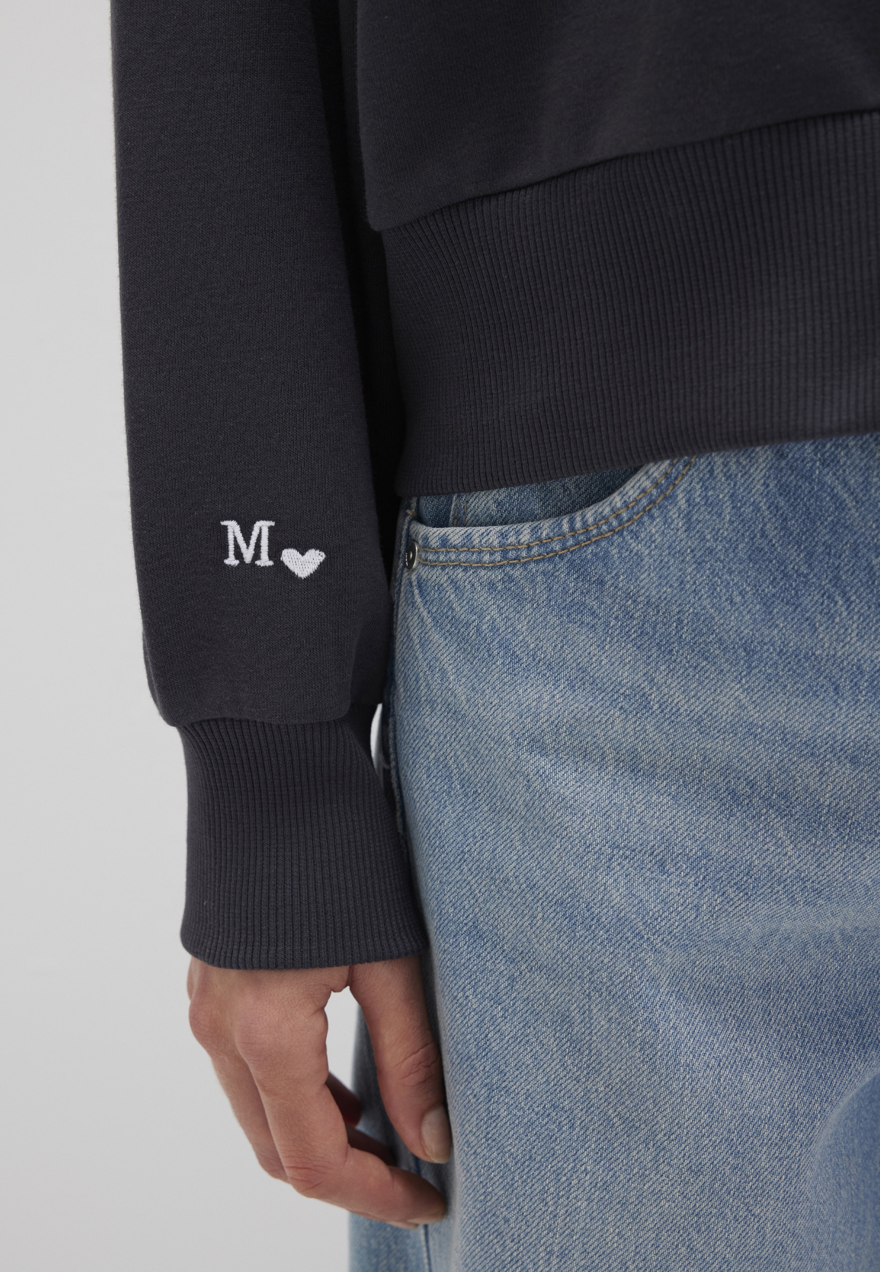 Mavi Rundhalspullover »CREW NECK SWEATSHIRT«, Sweatshirt cropped