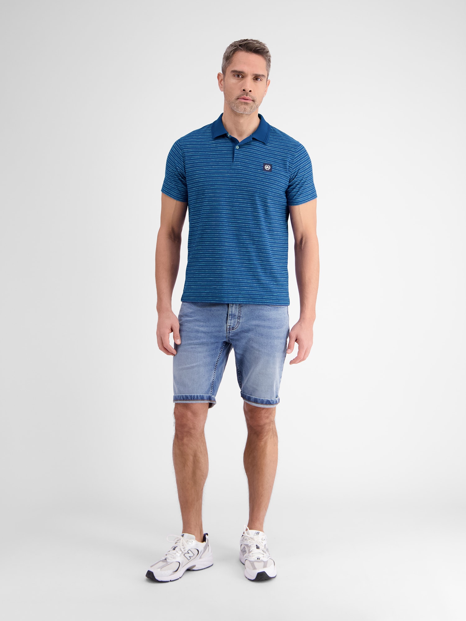 LERROS Poloshirt "LERROS Herren Poloshirt mit Stretchanteil, unifarben" günstig online kaufen