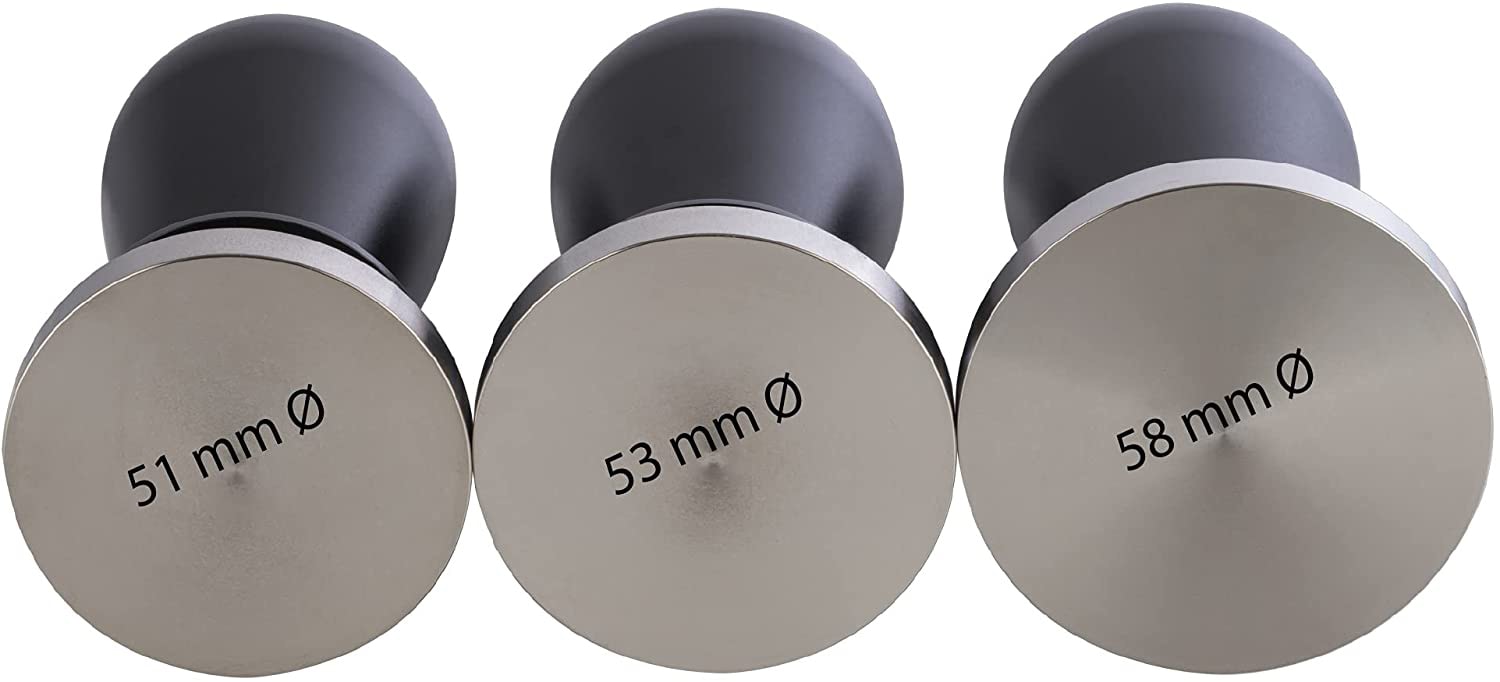 Buddy's Tamper »Buddy´s Bar - Barista Edition«, (Set, 2 tlg.), Premium, Kaffee Verdichter, rostfreier Edelstahl, Espresso Stempel