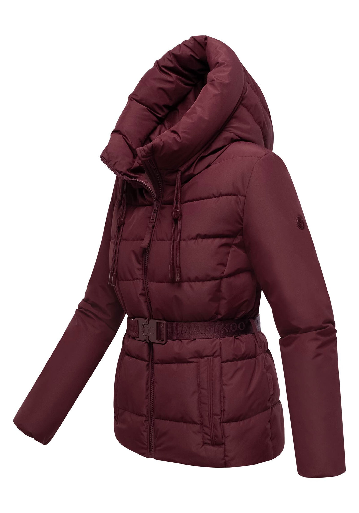Marikoo Winterjacke »Himee« mit praktischem Taillengürtel und robuster Klickschnalle