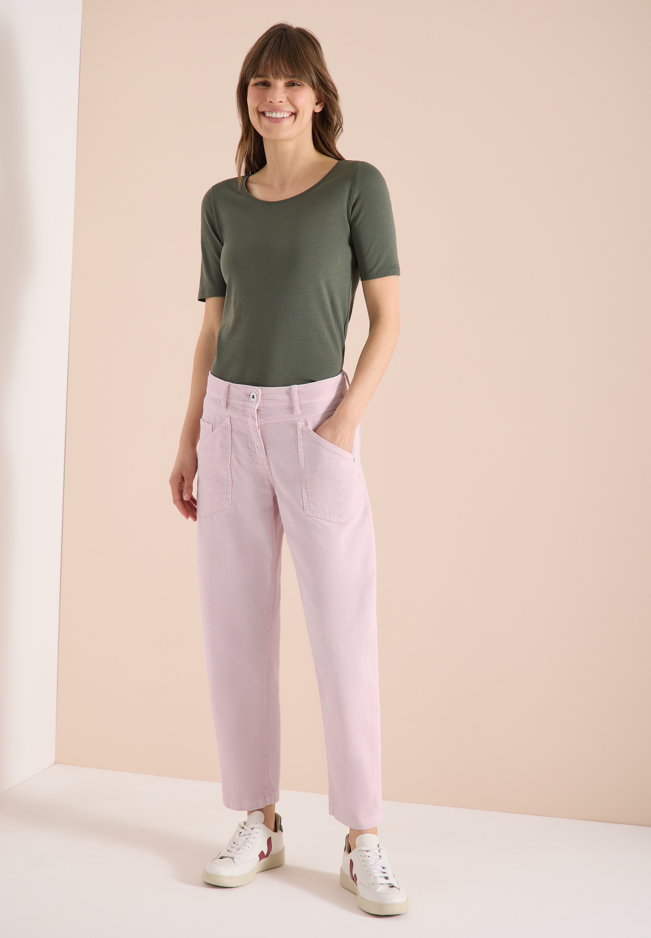 Cecil Loose-fit-Jeans High Waist