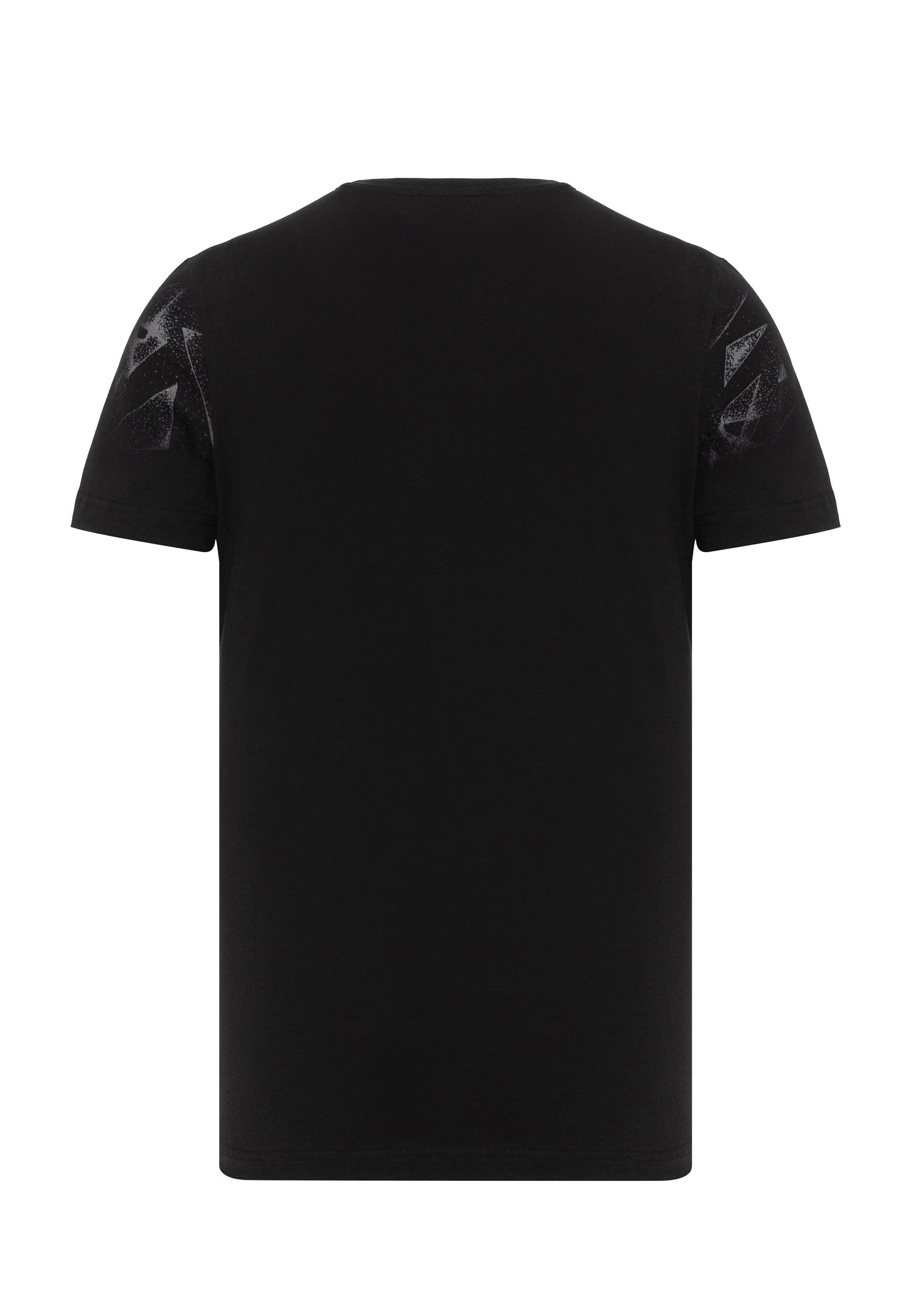 Cipo & Baxx T-Shirt »T-Shirt«, mit Rundhalsausschnitt