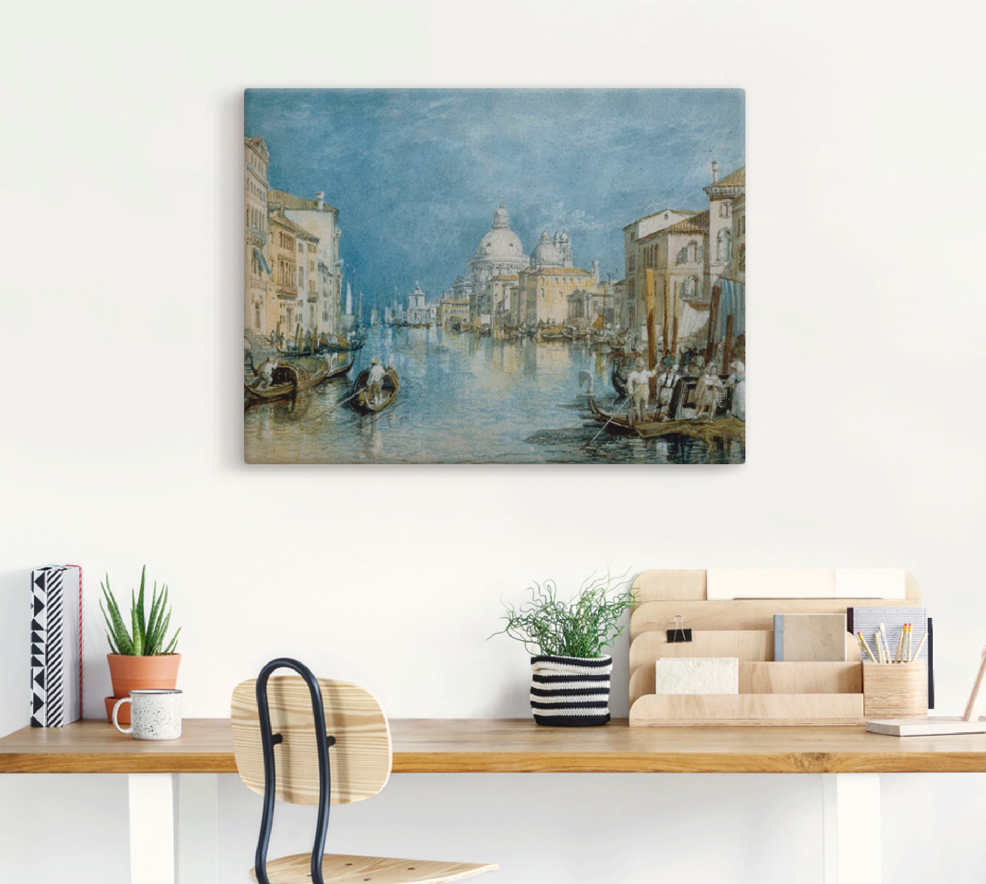 Artland Leinwandbild "Venedig, Canale Grande." Italien 1 Stk. tlg. auf Holz günstig online kaufen