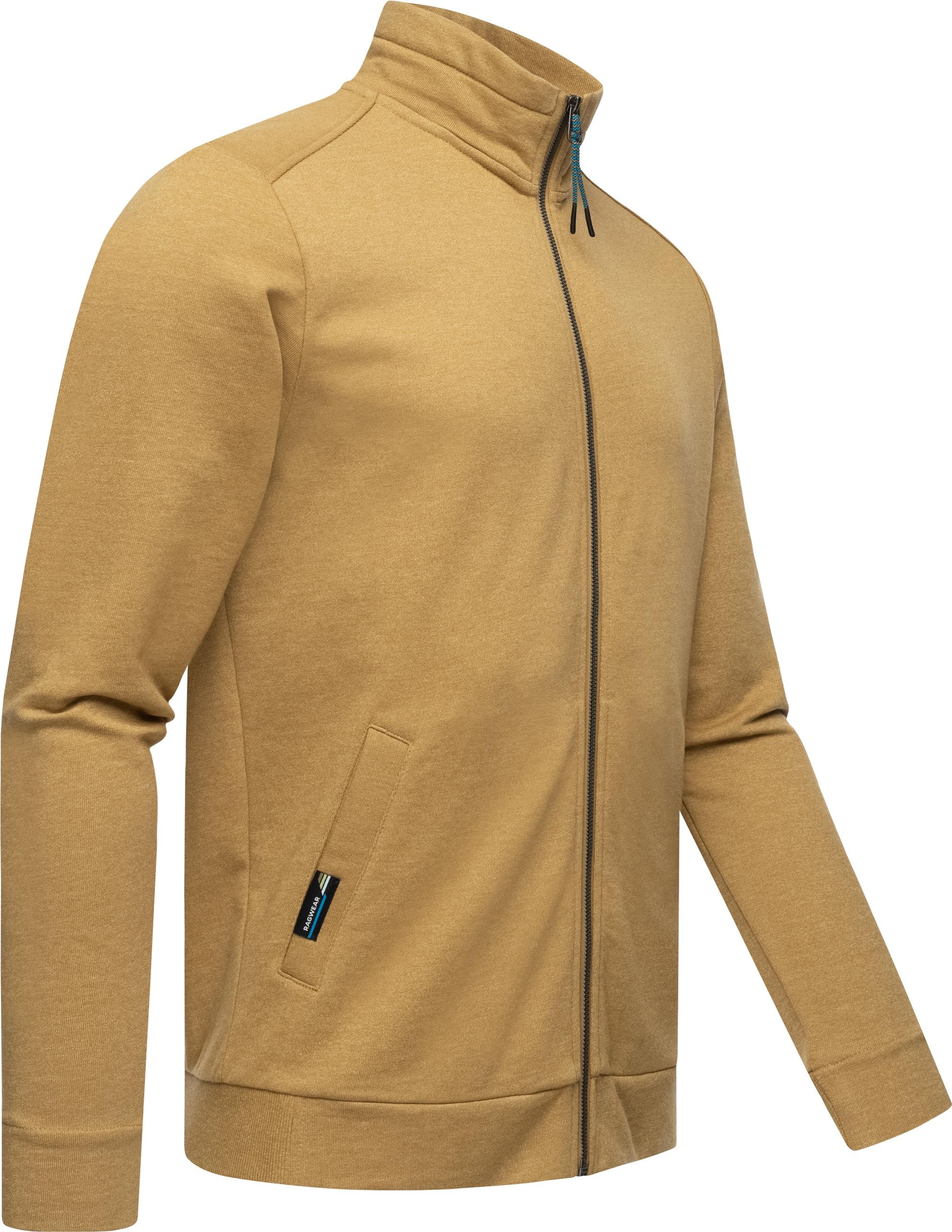 Ragwear Kapuzensweatjacke »Miet«, coole Herren Basic Sweatjacke